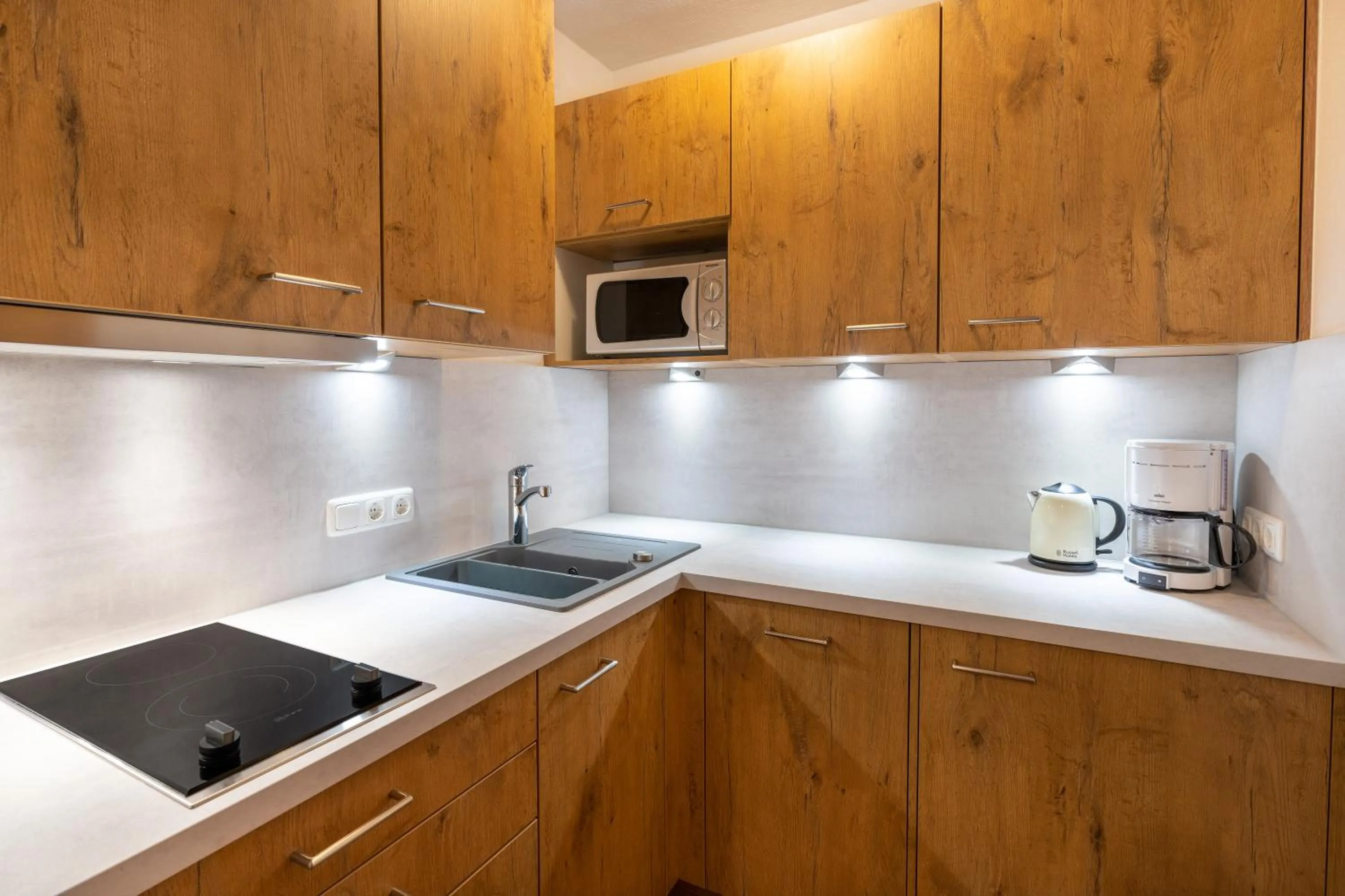 Kitchen or kitchenette in Ferienwohnung M. Schmidt