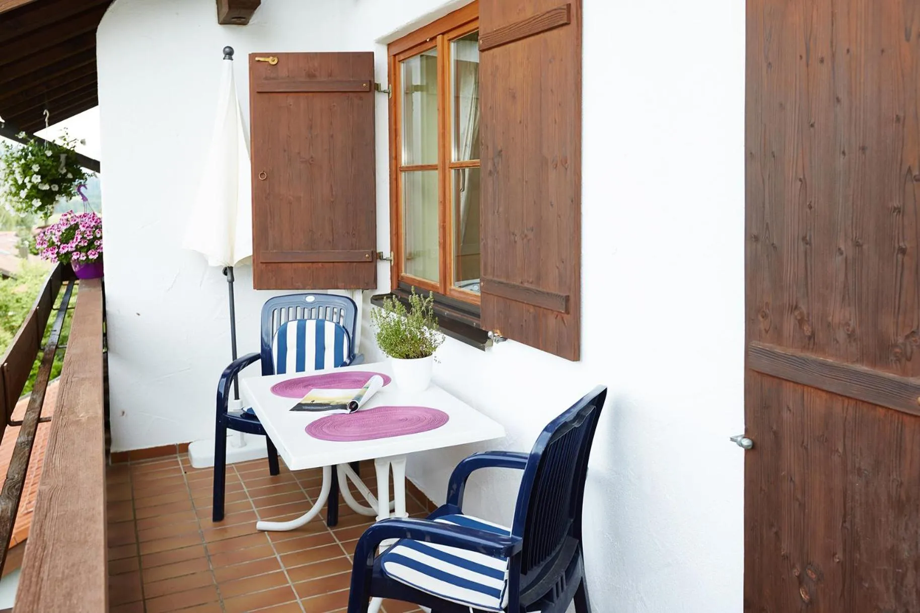 Balcony/Terrace in Ferienwohnung M. Schmidt