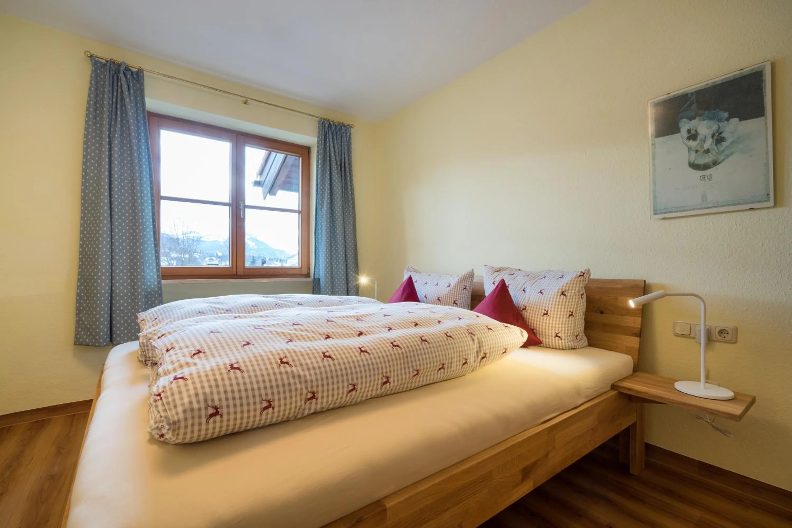 Bed in Ferienwohnung M. Schmidt