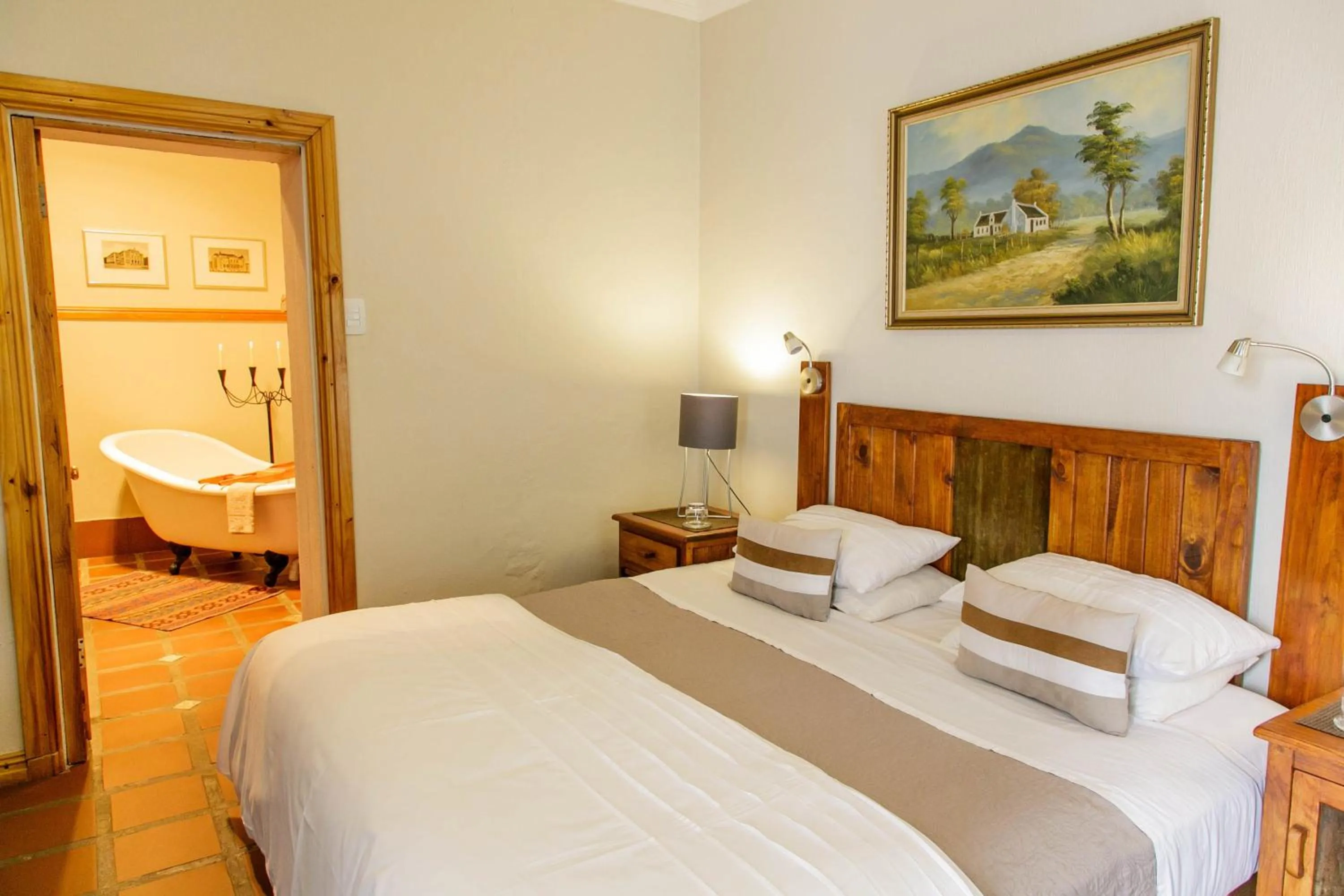 Bed in Oakdene Guest House