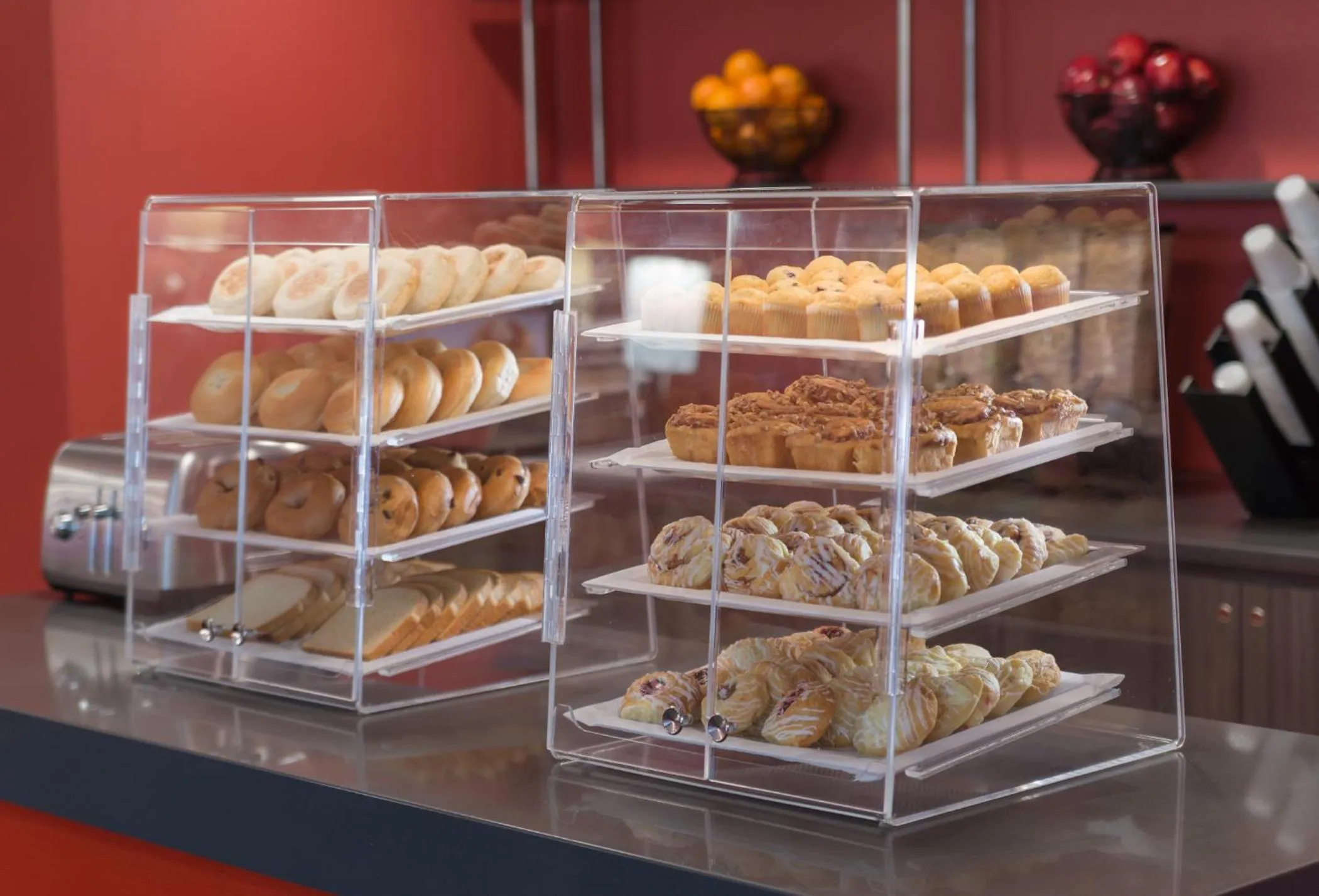 Buffet breakfast in LivINN Hotel Cincinnati North/ Sharonville