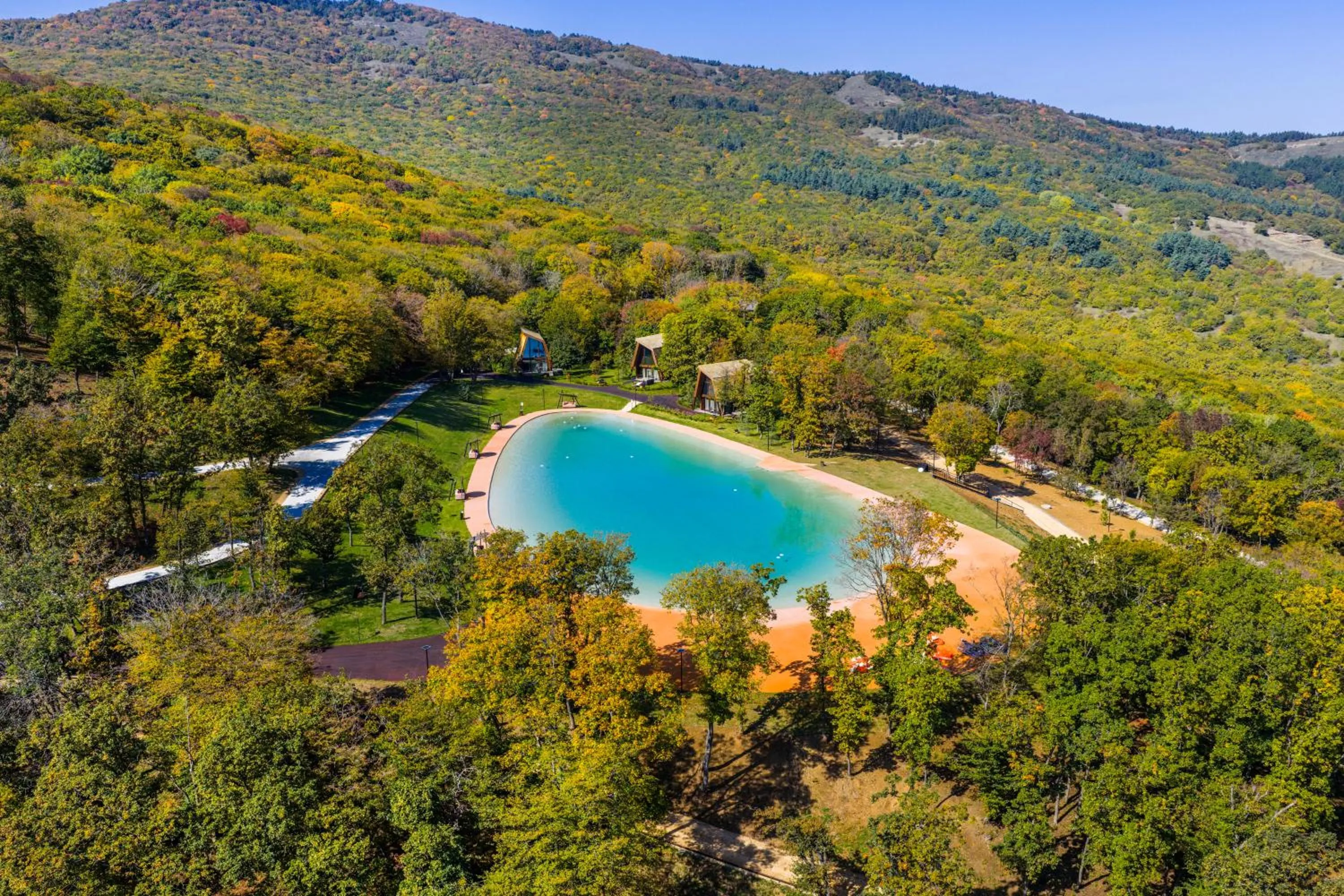 Bird's eye view in Bioli Wellness Resort