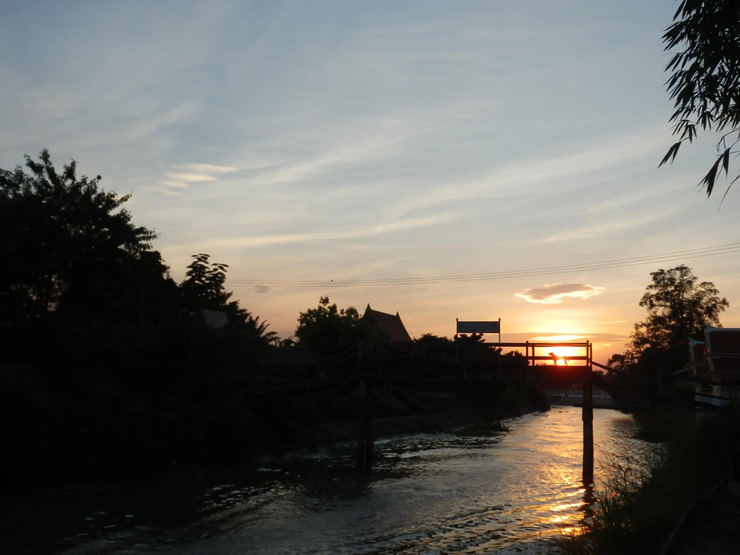 River view in Green Riverside Homestay