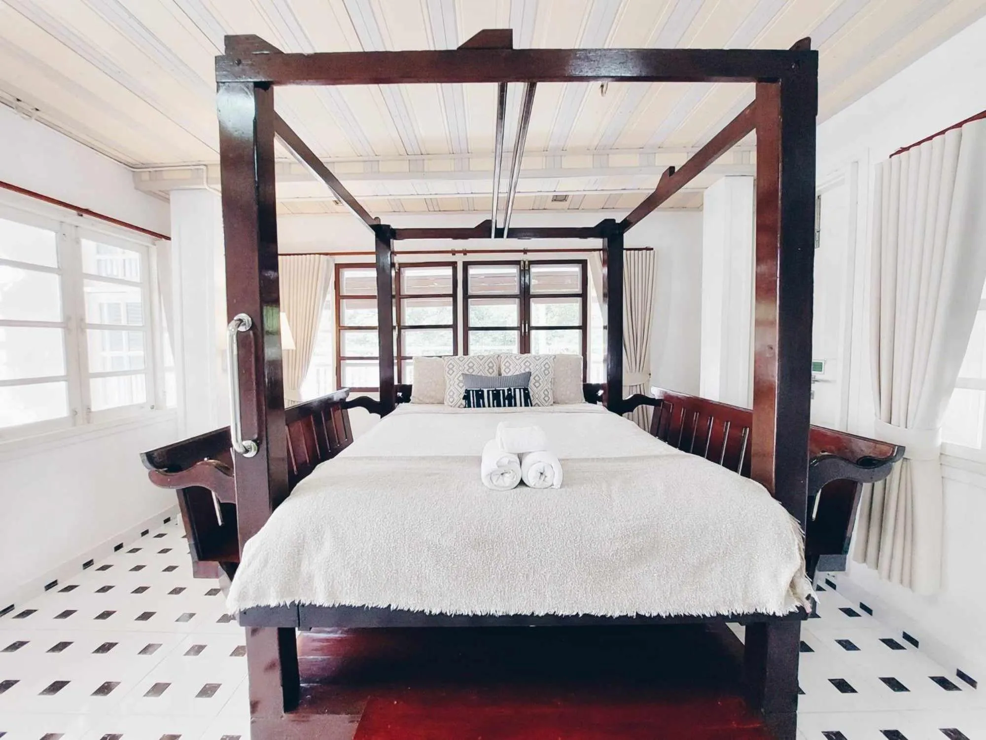 Bed in Green Riverside Homestay