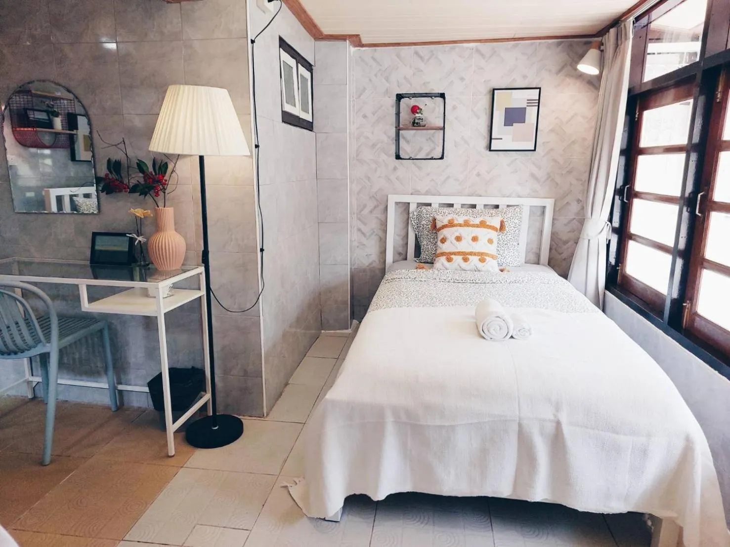 Bed in Green Riverside Homestay