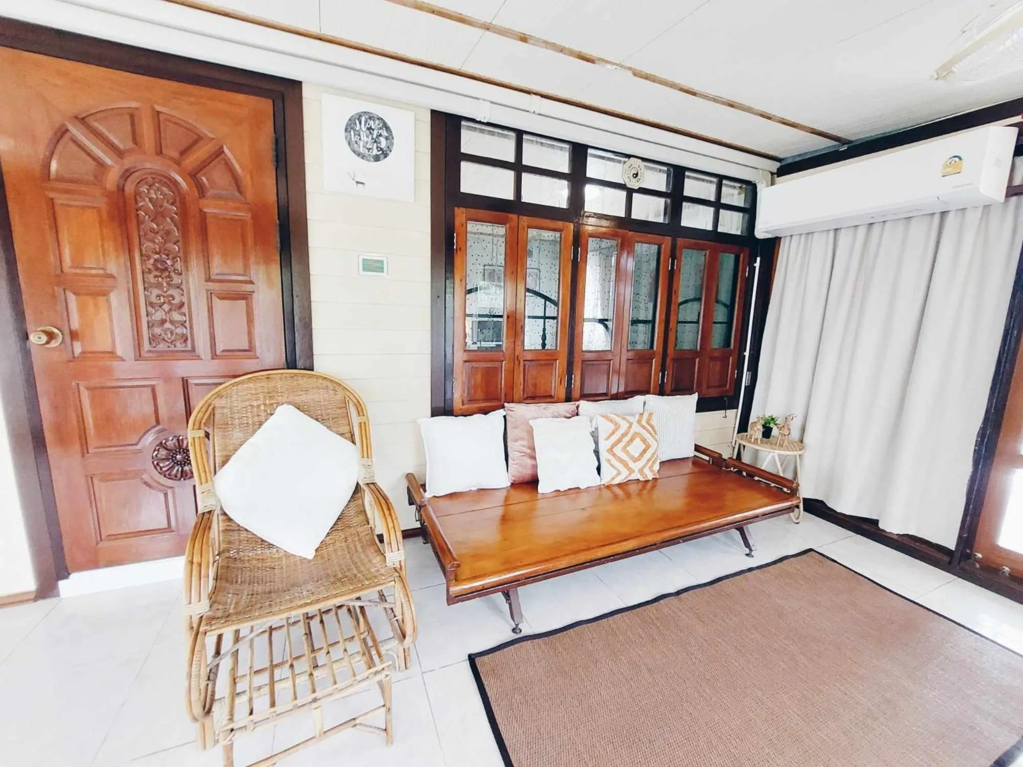 Living room in Green Riverside Homestay