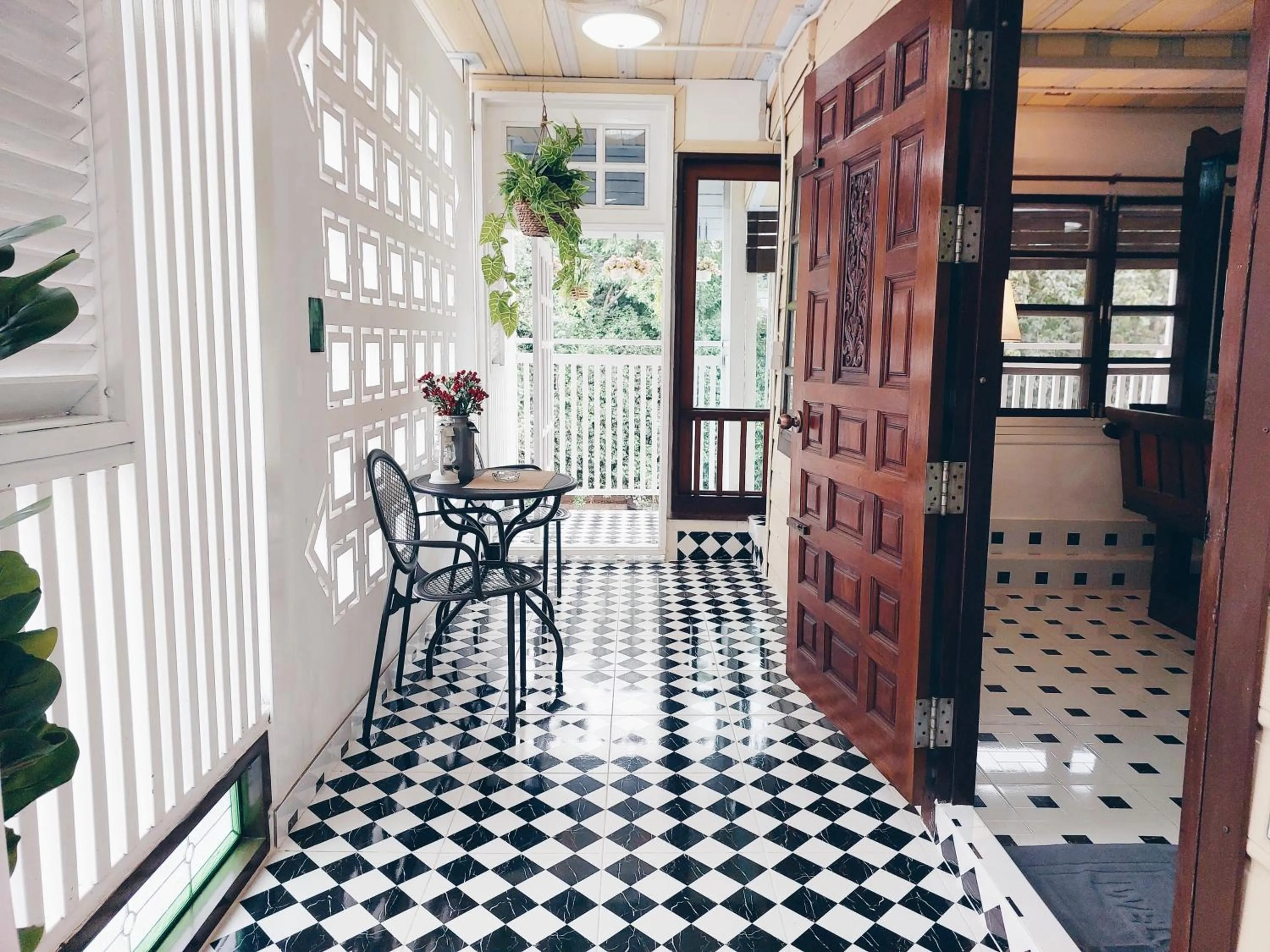 Balcony/Terrace in Green Riverside Homestay