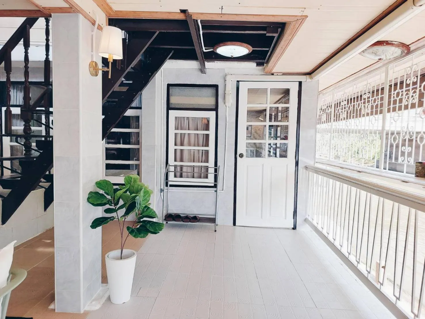 Patio in Green Riverside Homestay