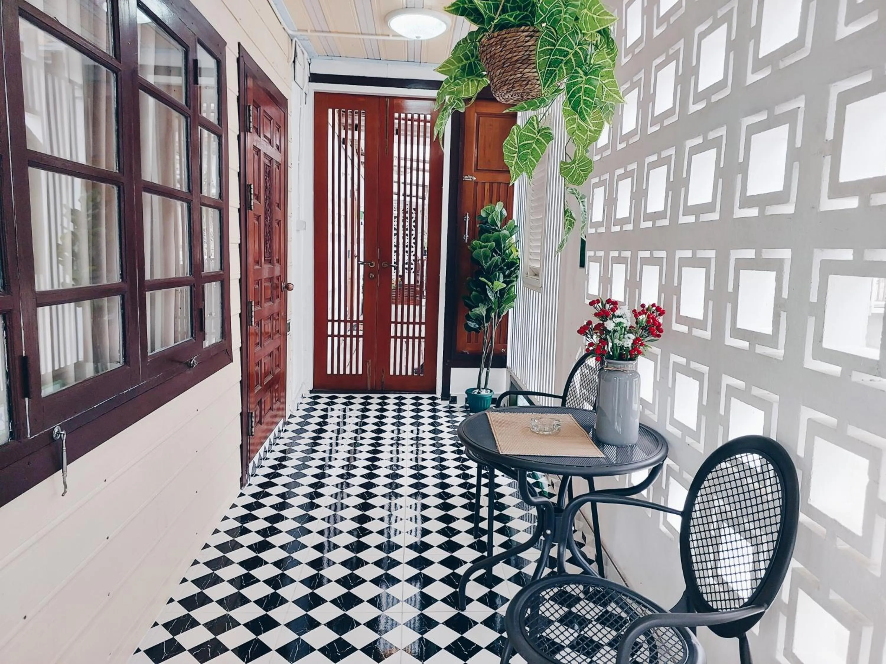 Balcony/Terrace in Green Riverside Homestay