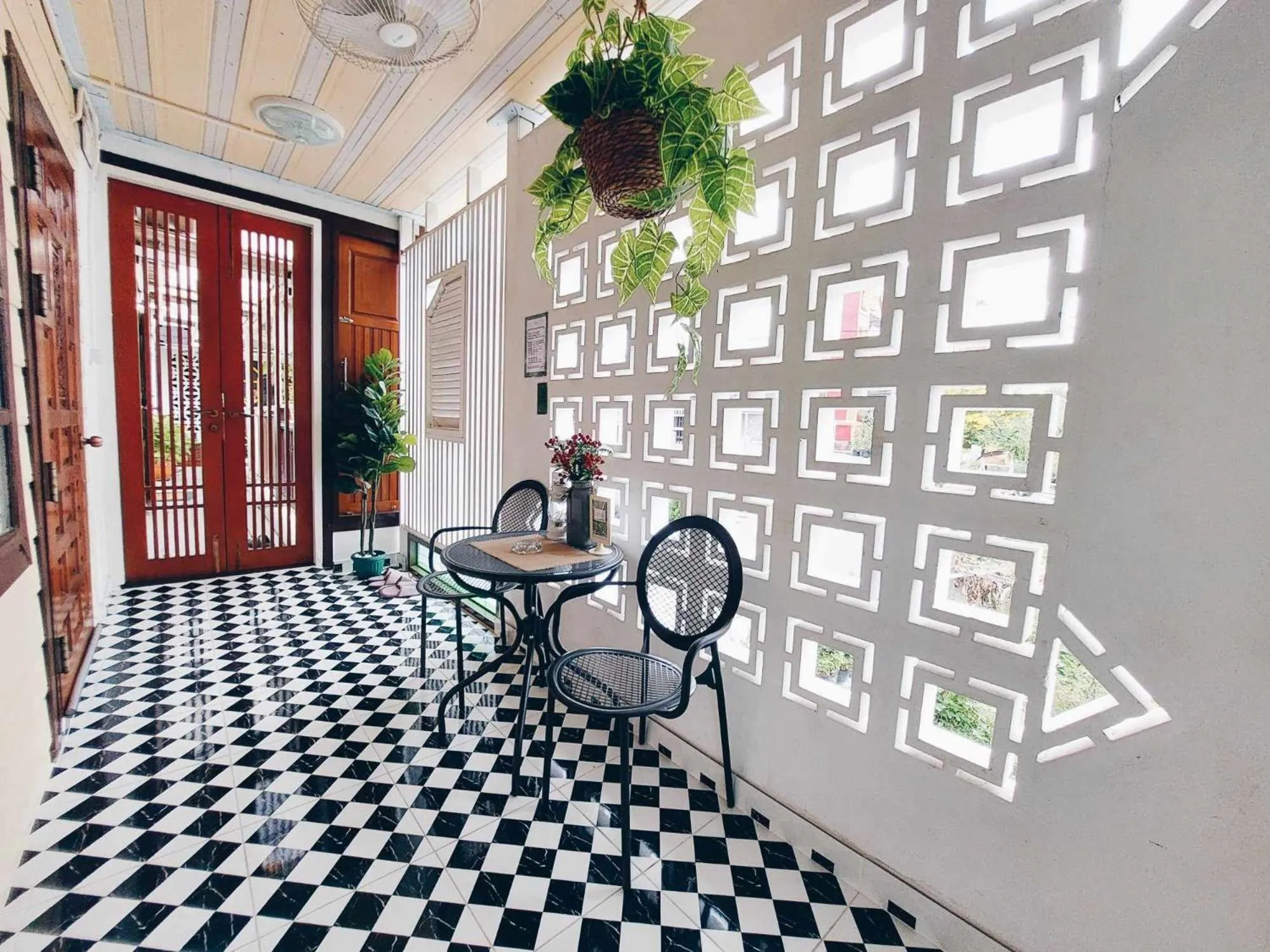 Balcony/Terrace in Green Riverside Homestay