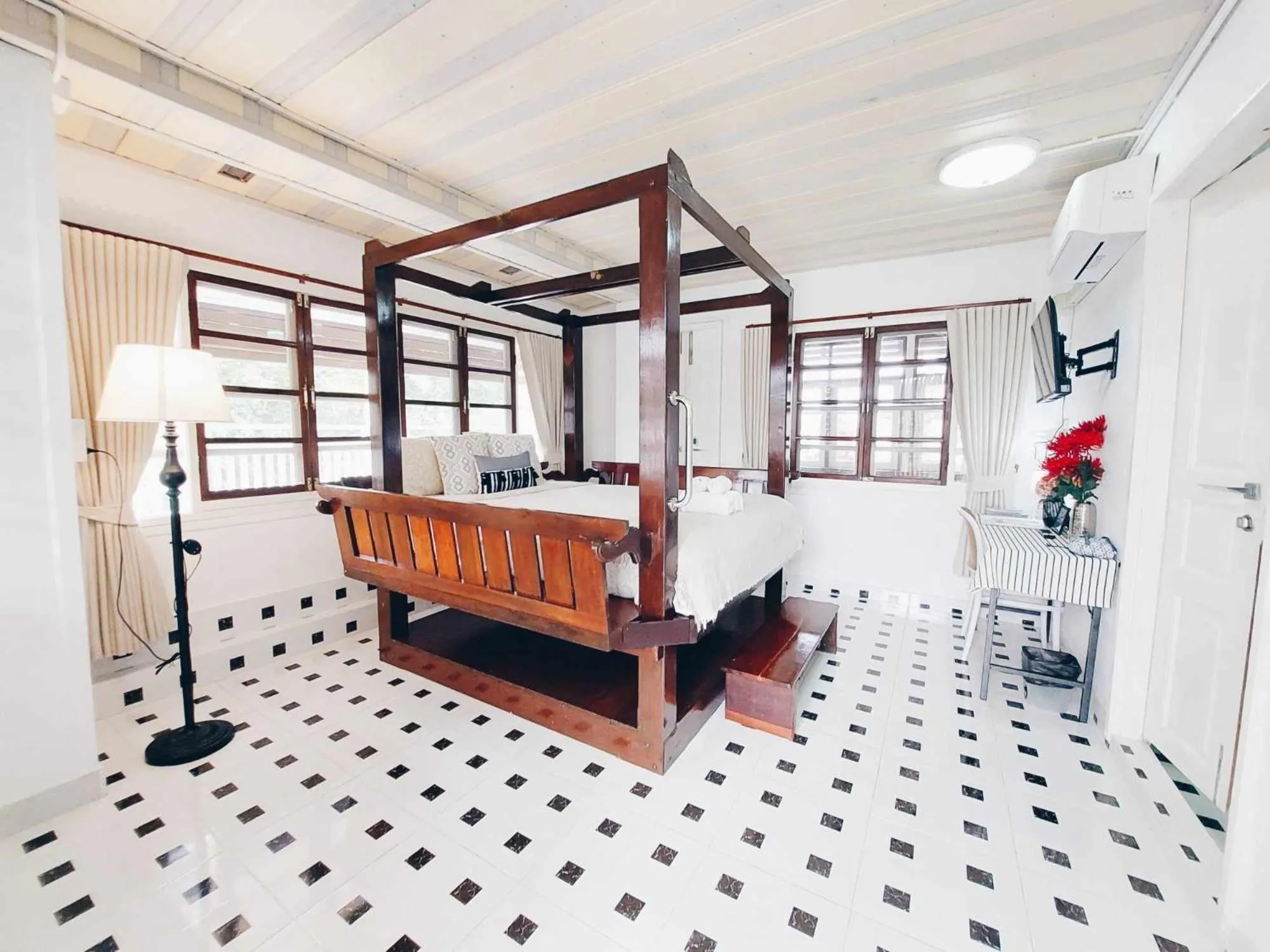 Bed in Green Riverside Homestay