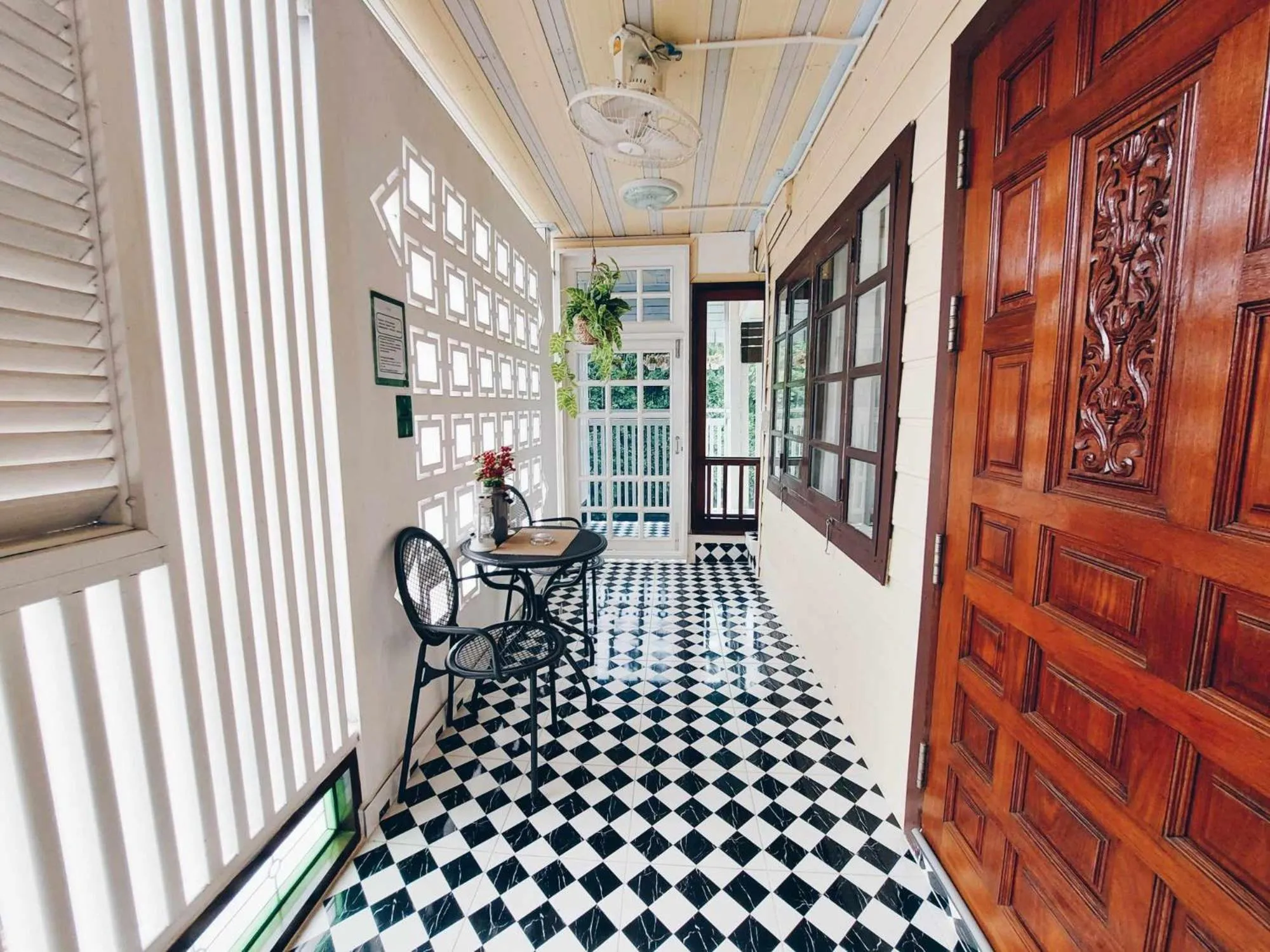 Balcony/Terrace in Green Riverside Homestay