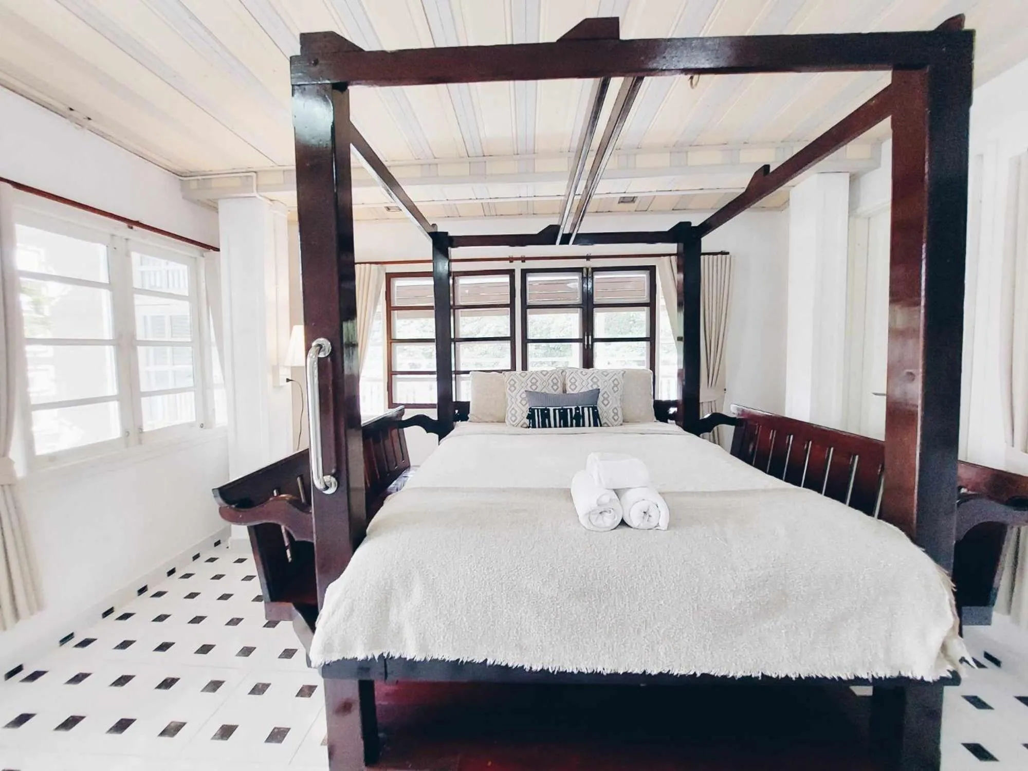 Bed in Green Riverside Homestay