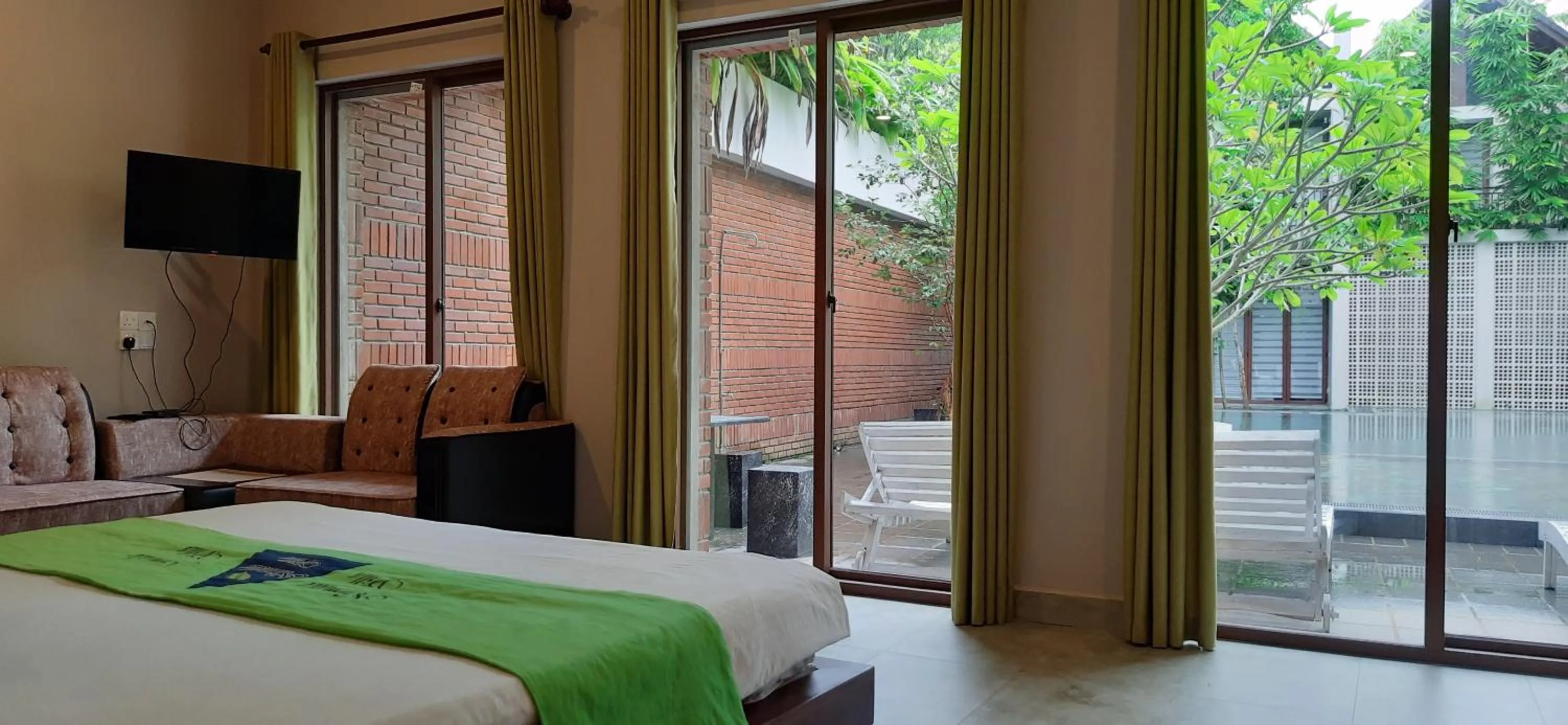 Bed in Nirmala Villa