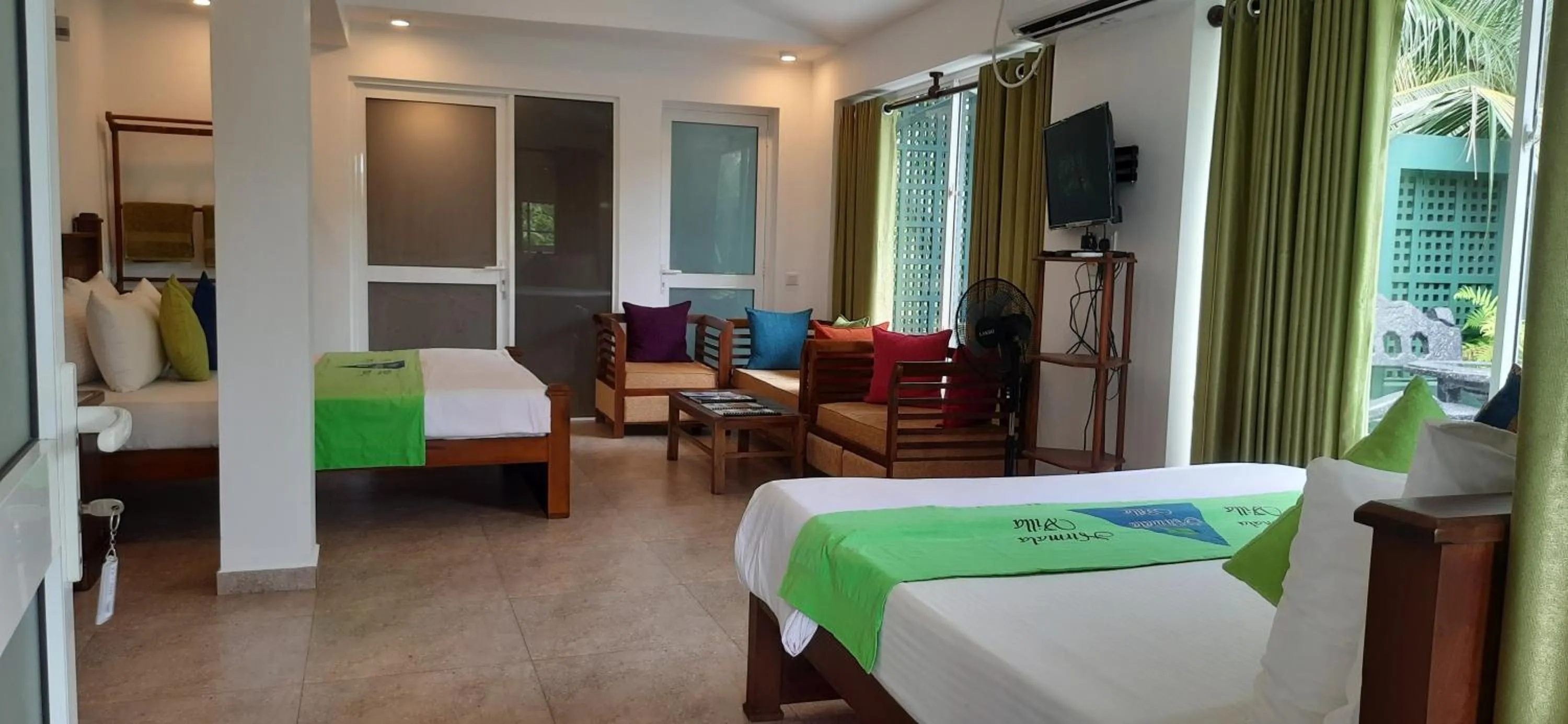 Bed in Nirmala Villa