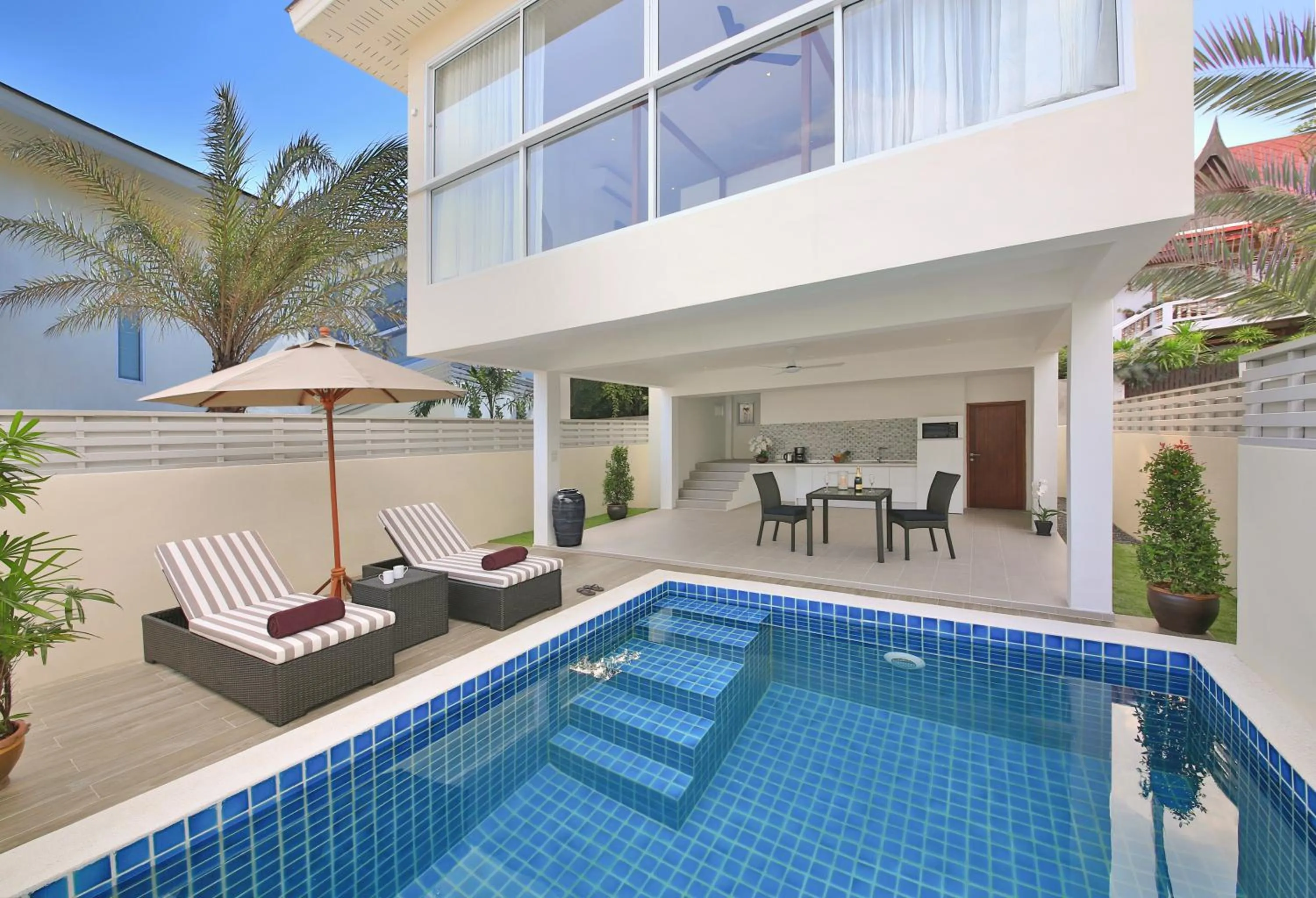 Photo of the whole room in Samui Blue Orchid - Adult Only