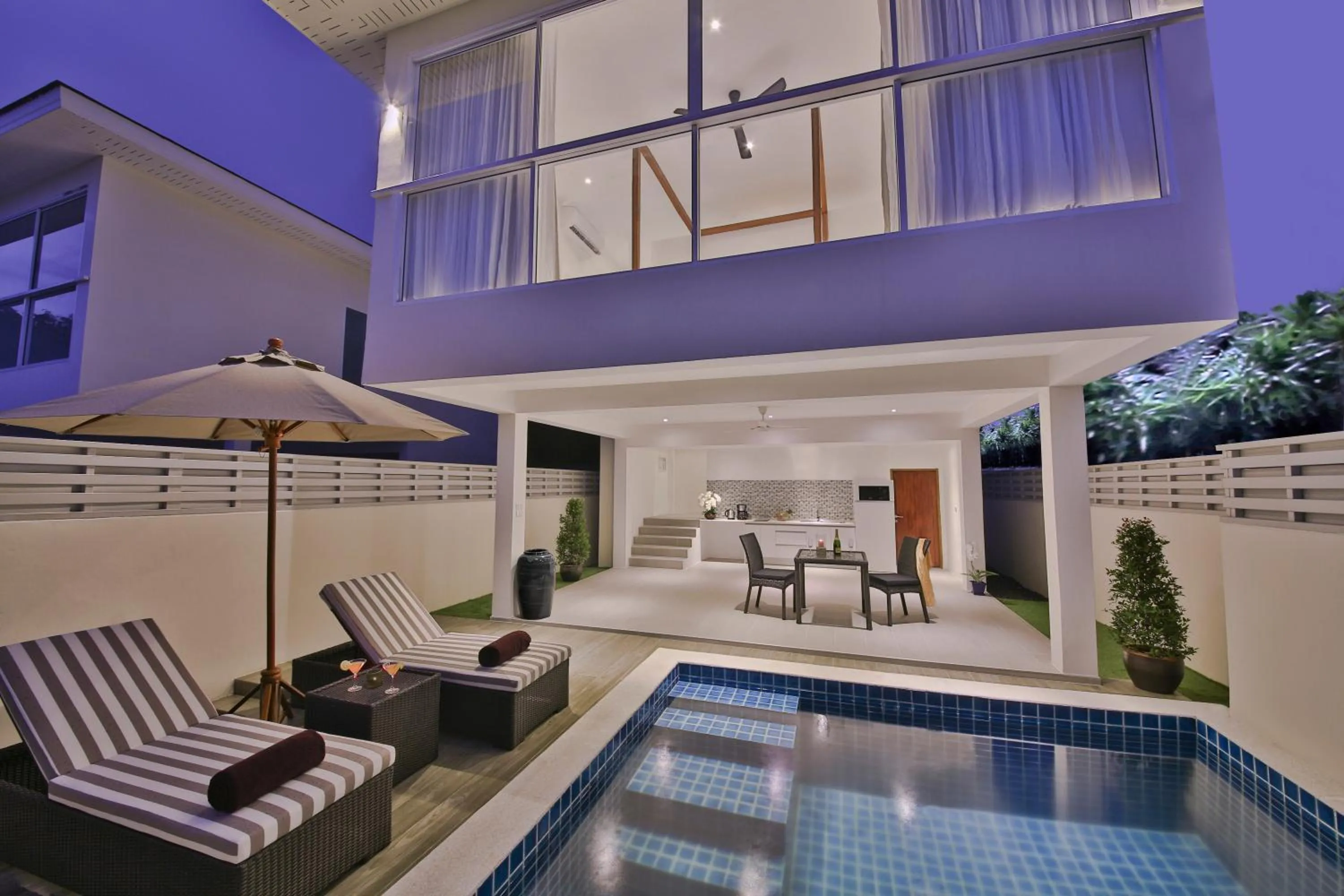 Balcony/Terrace in Samui Blue Orchid - Adult Only