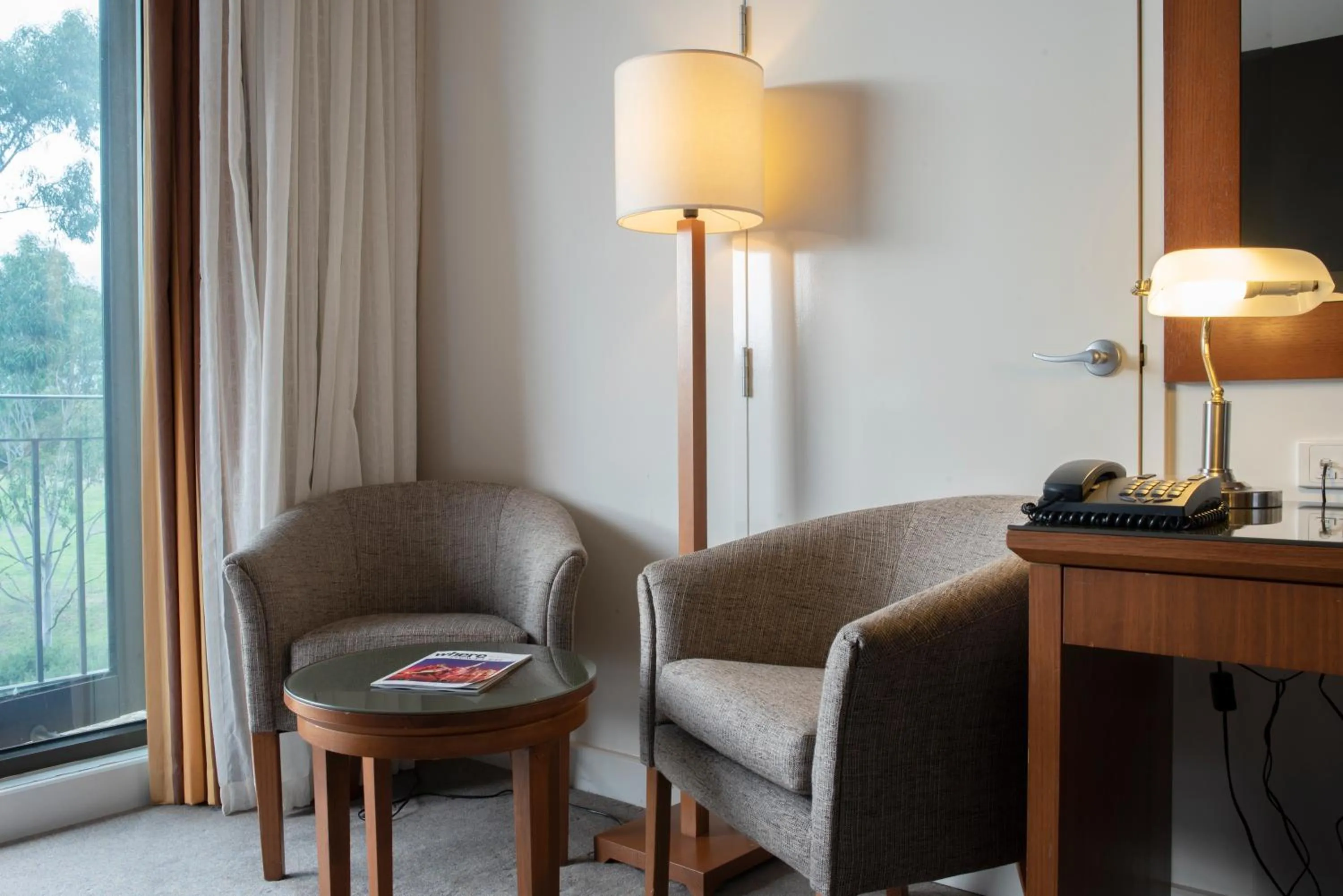 Seating area in Yarra Valley Lodge
