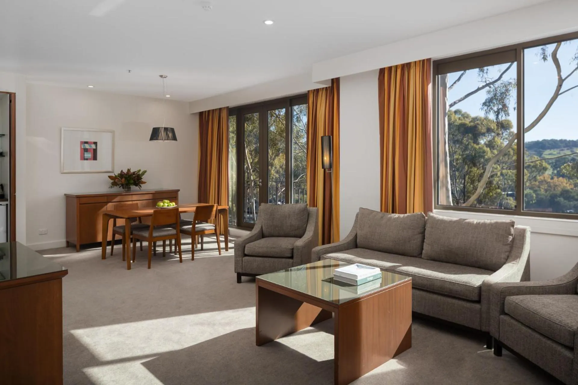 Living room in Yarra Valley Lodge