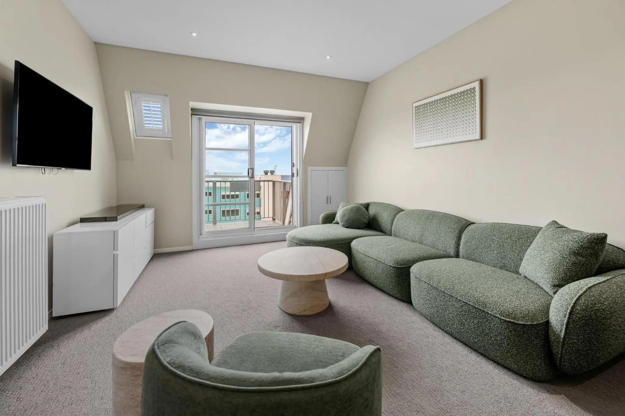 Living room in Deep Blue Hotel & Hot Springs