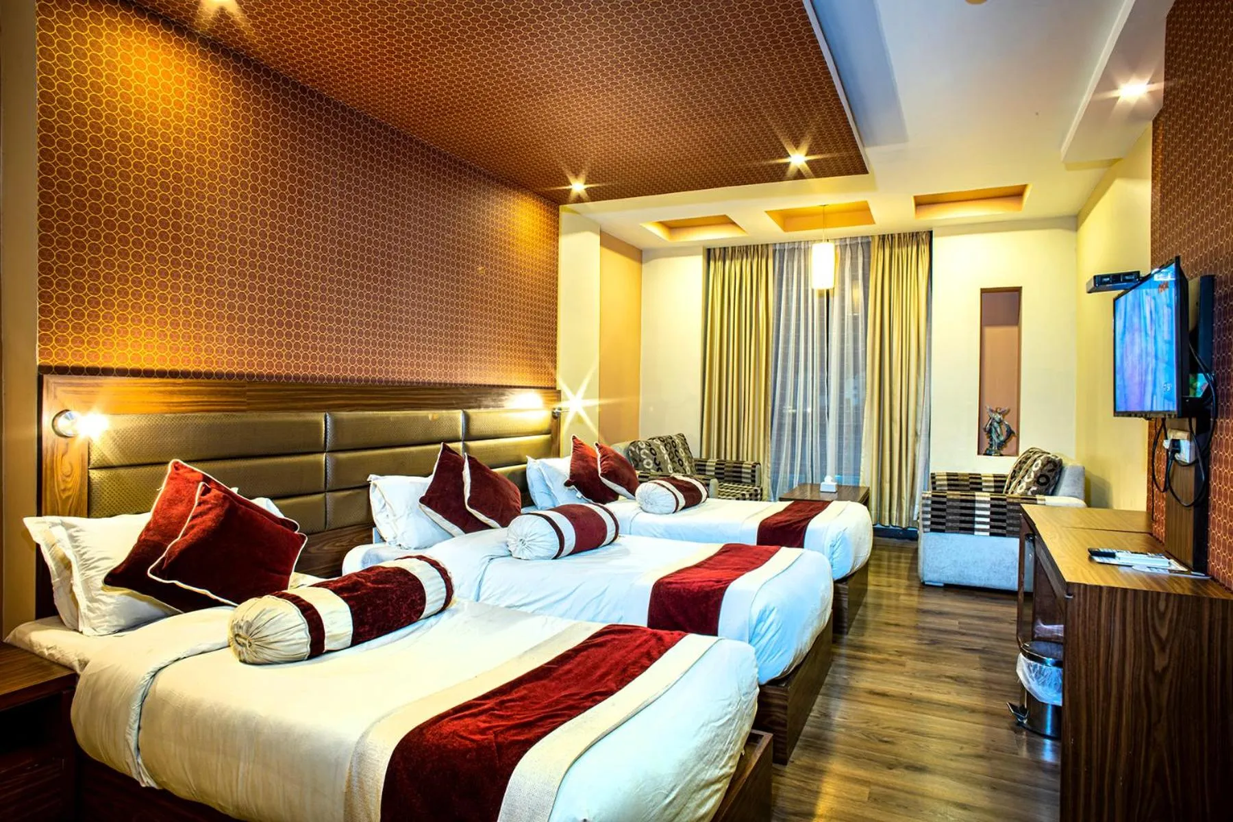 Bedroom, Bed in The Address Kathmandu Hotel