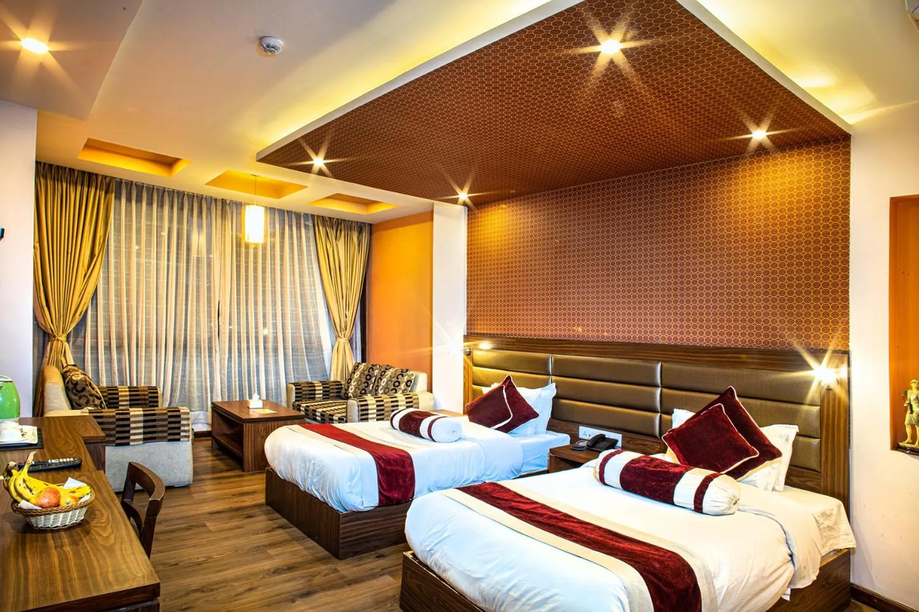 Bedroom, Bed in The Address Kathmandu Hotel