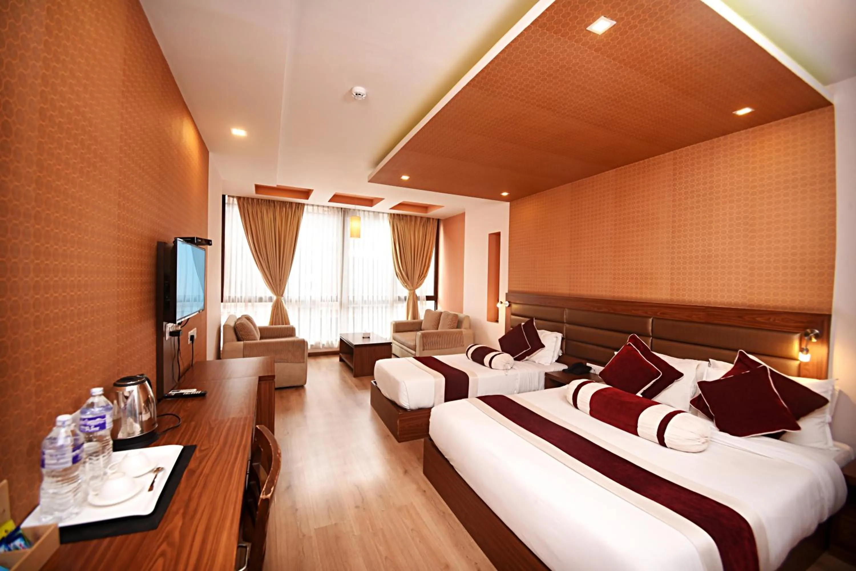 Bedroom, Bed in The Address Kathmandu Hotel