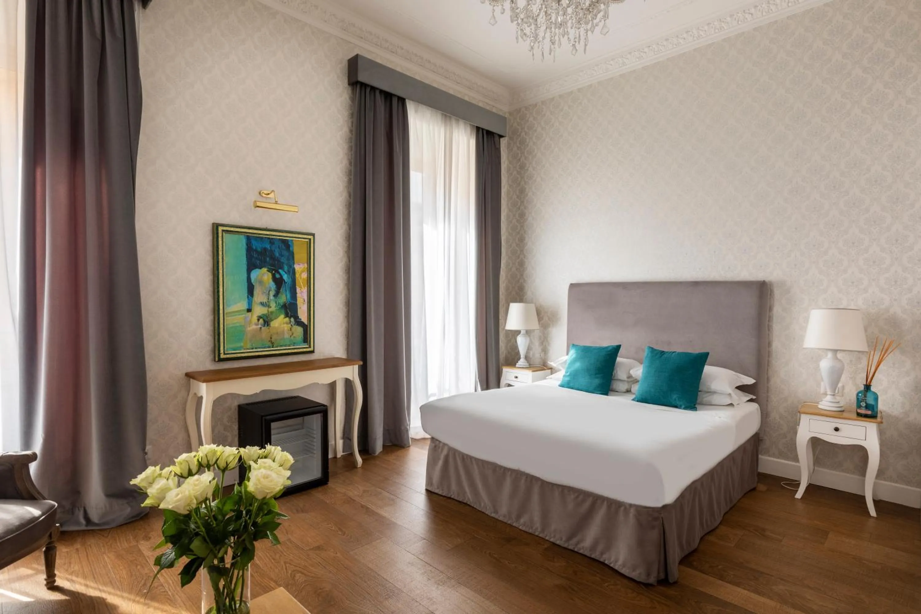 Bedroom, Bed in Spagna Art & Suites - CA Domus Collection