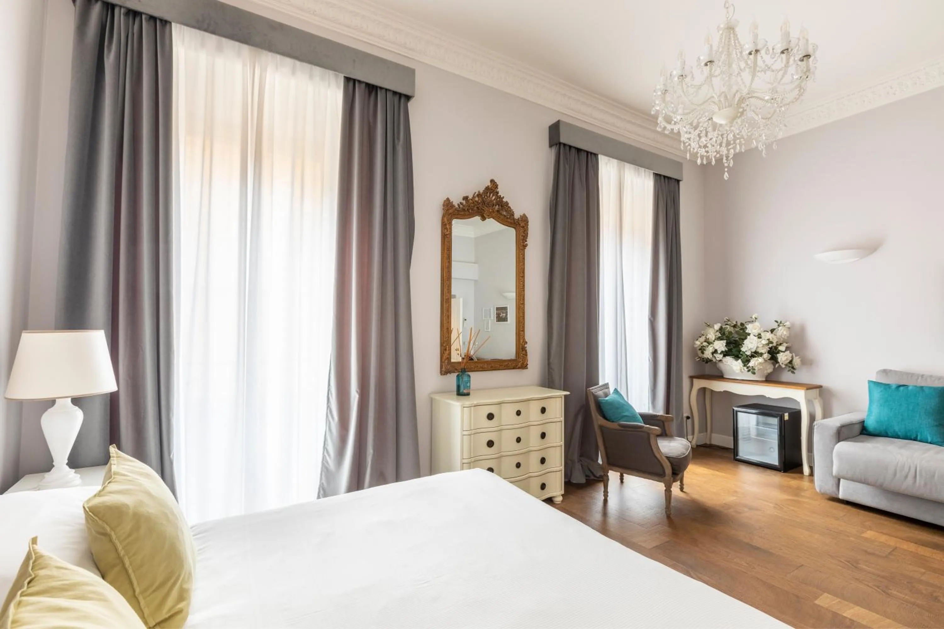 Bedroom, Bed in Spagna Art & Suites - CA Domus Collection