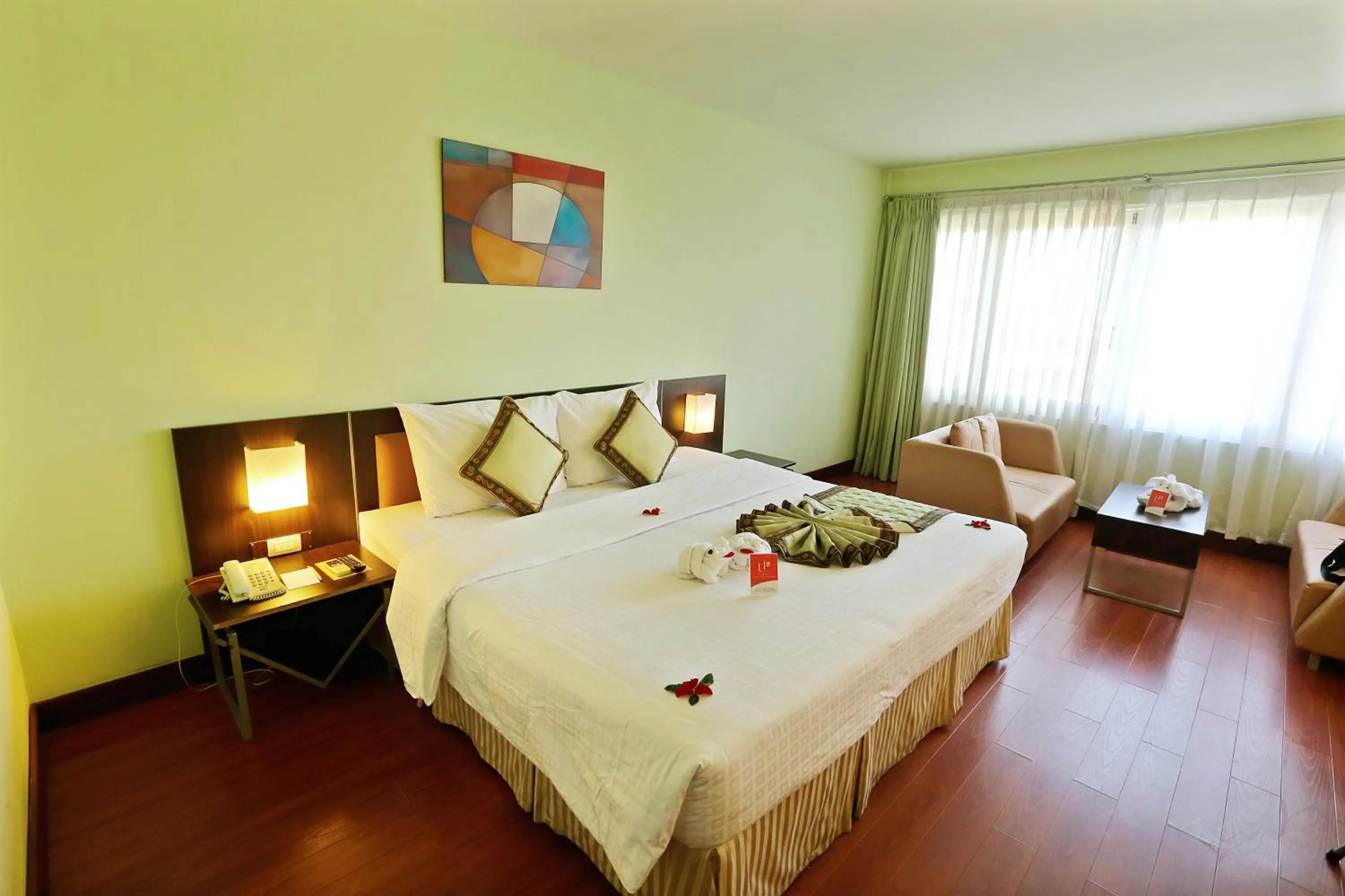 Bed in Park View Hotel