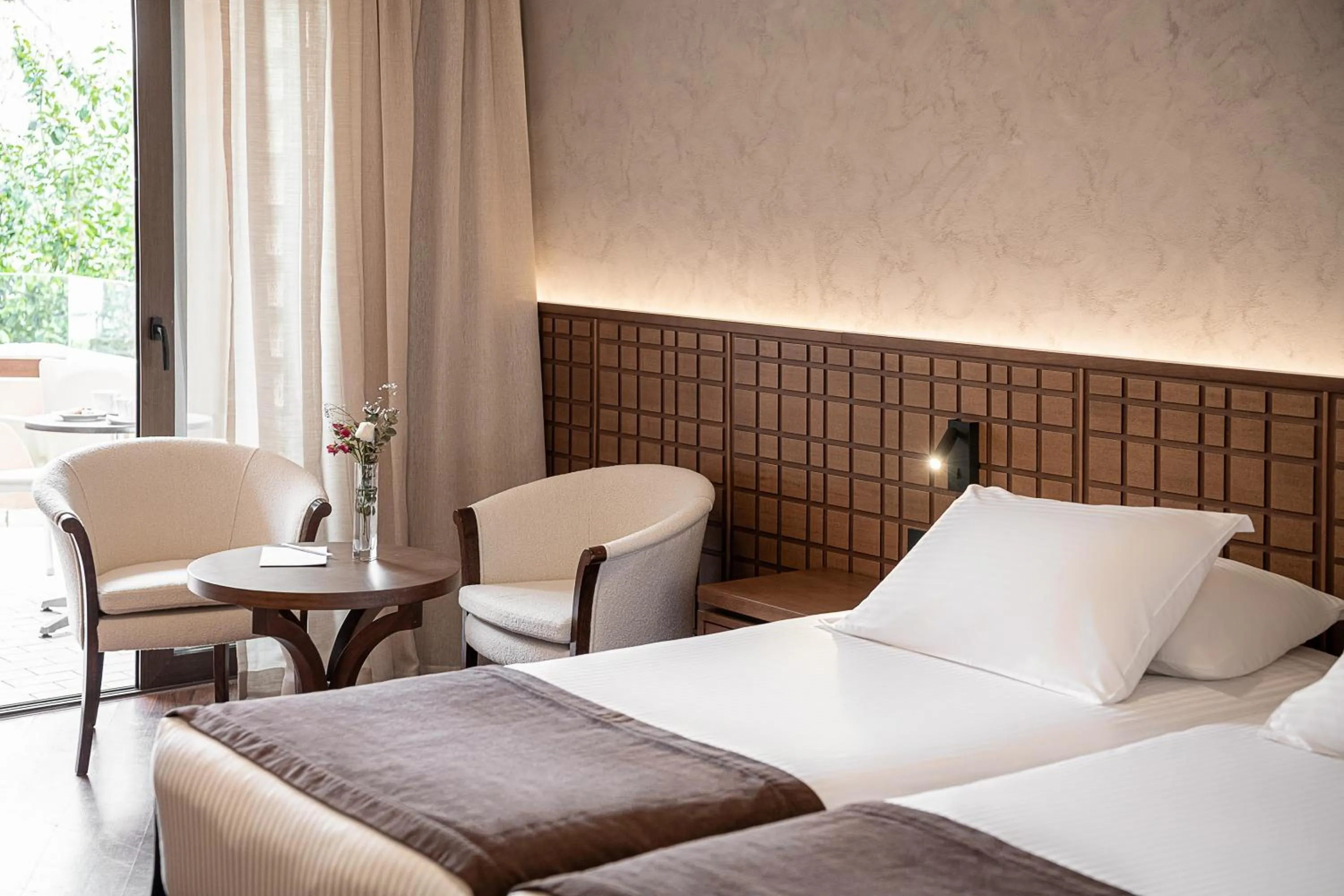 Bed in Civitel Akali Hotel