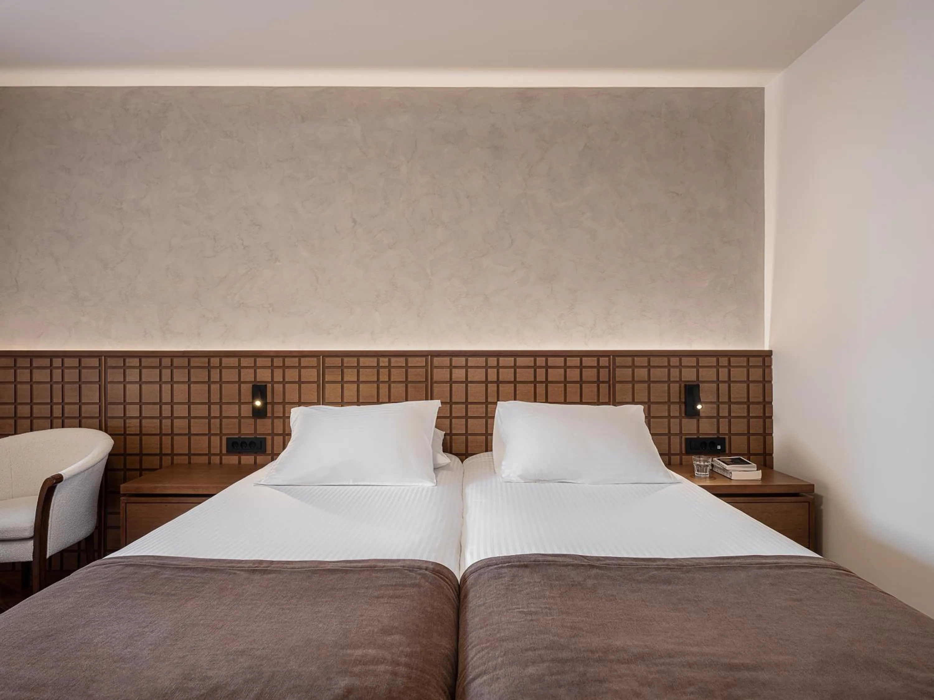 Bed in Civitel Akali Hotel