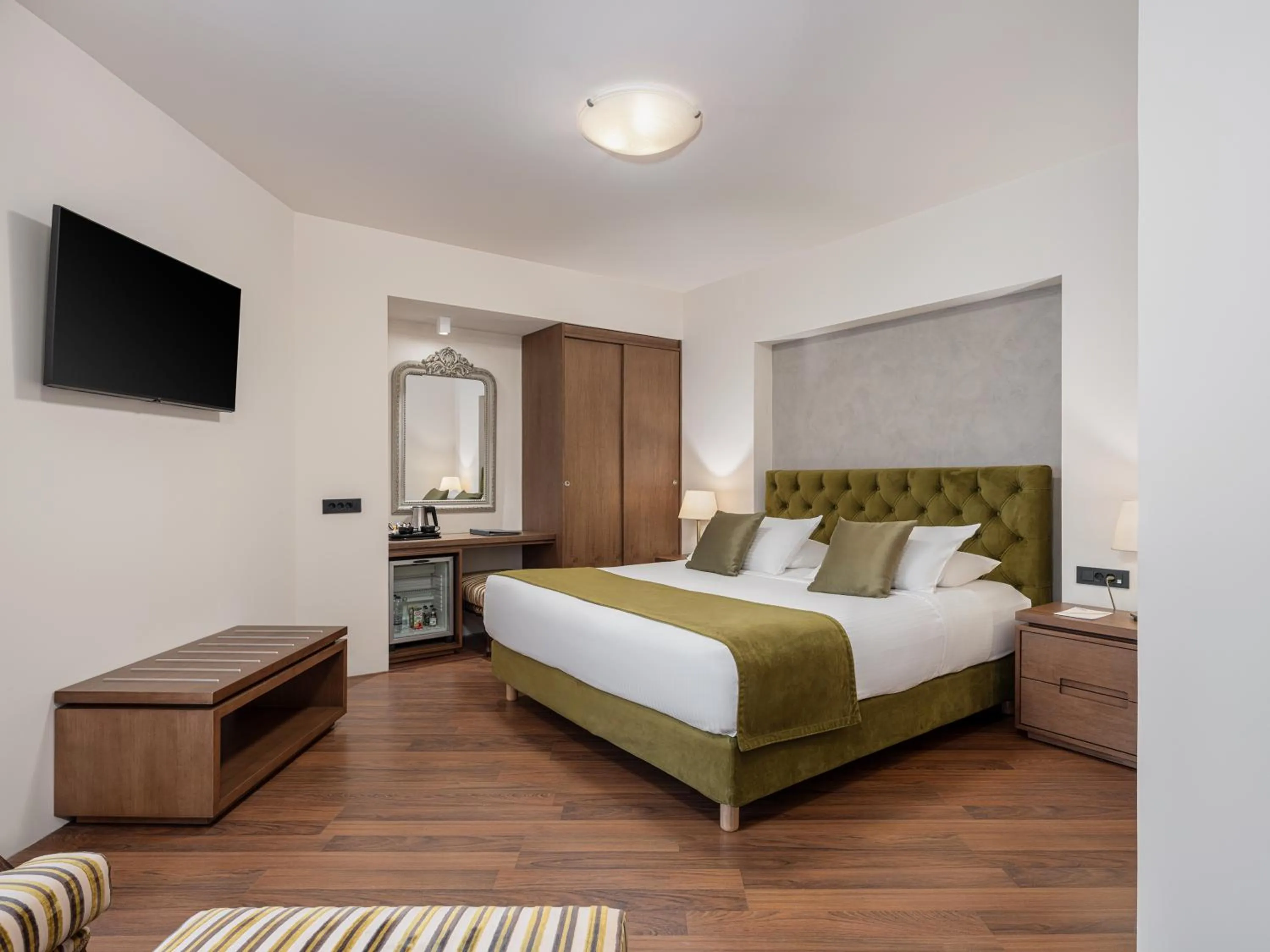 Bed in Civitel Akali Hotel