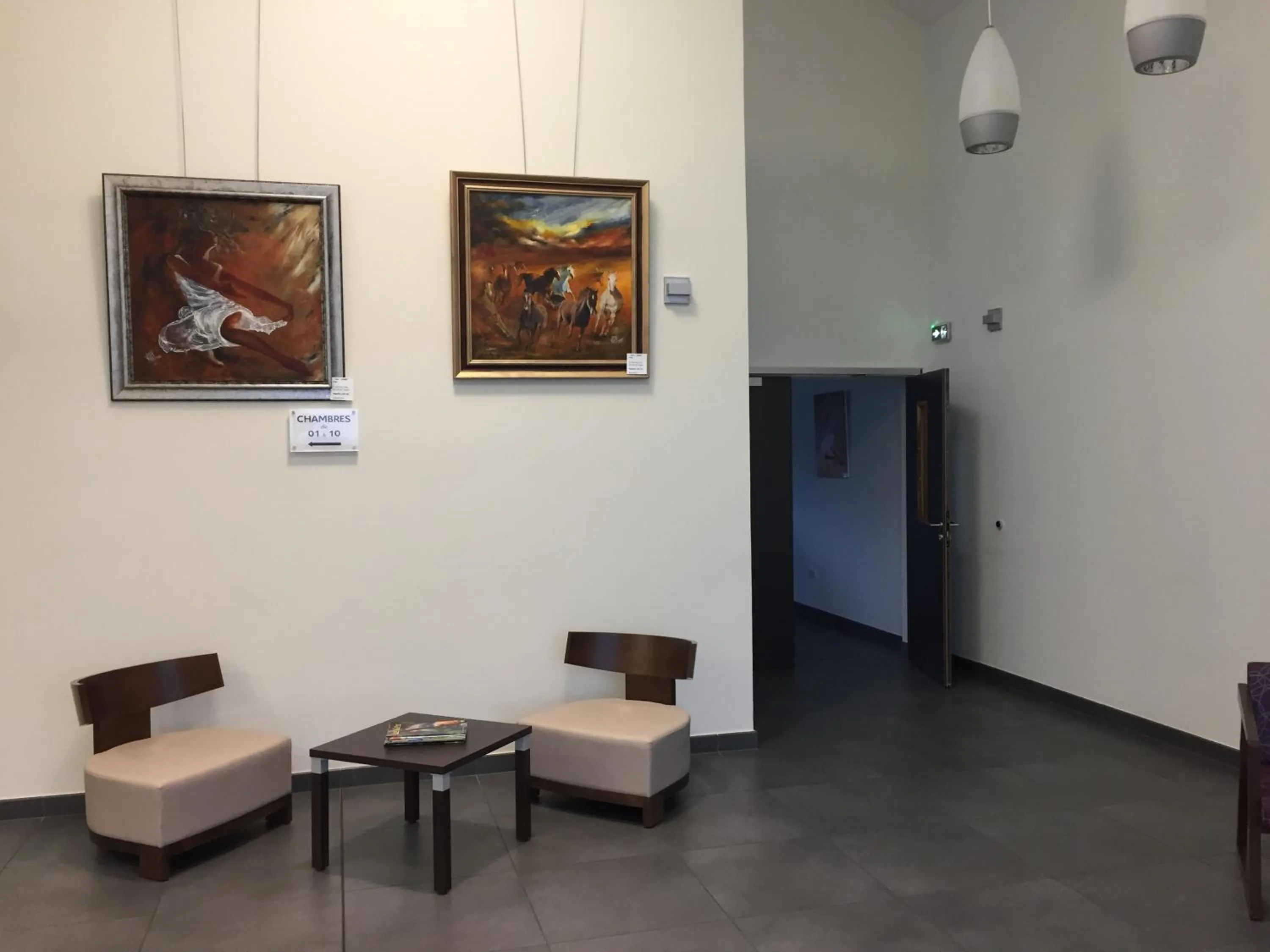 Living room in Hotel - Restaurant La Claire Forêt