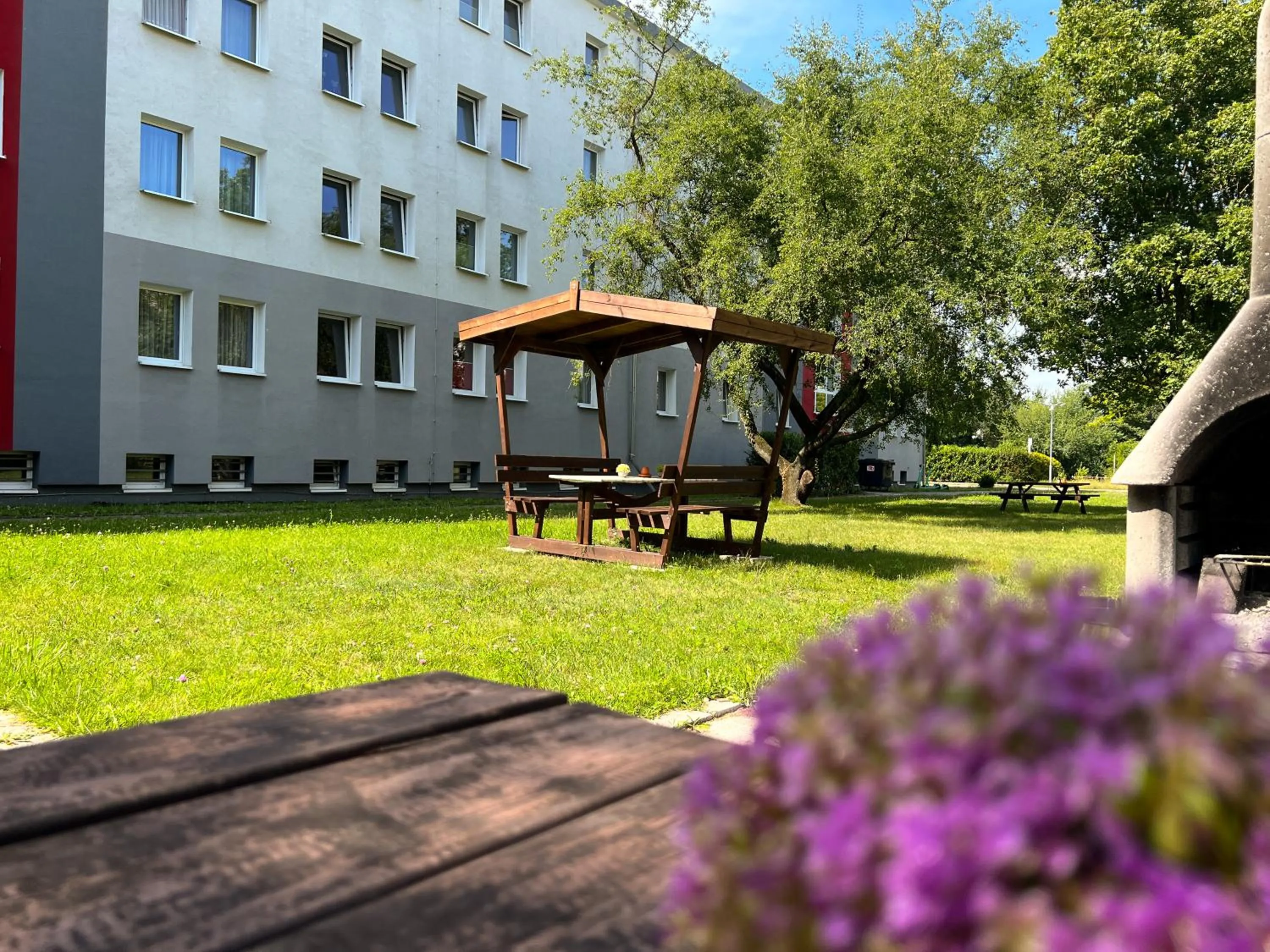BBQ facilities in SKYHOTEL Merseburg