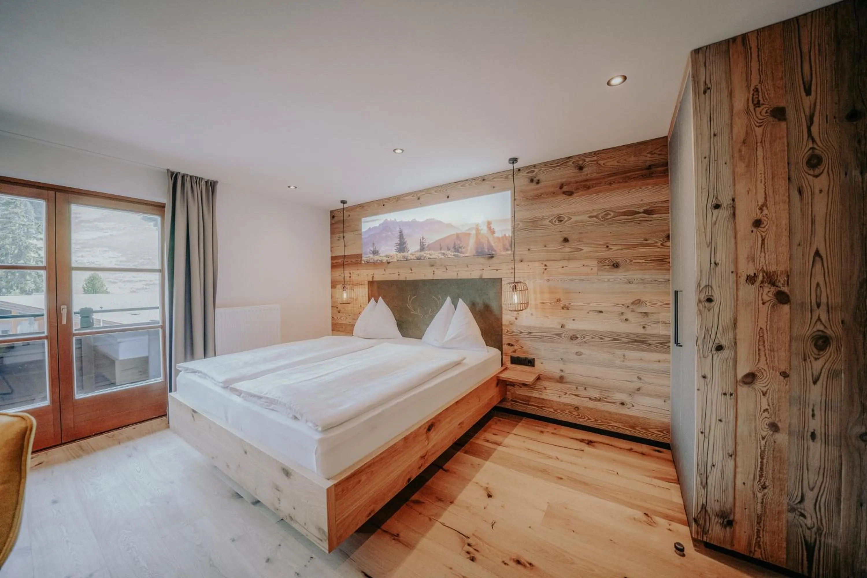 Photo of the whole room, Bed in Frühstückspension Friedheim