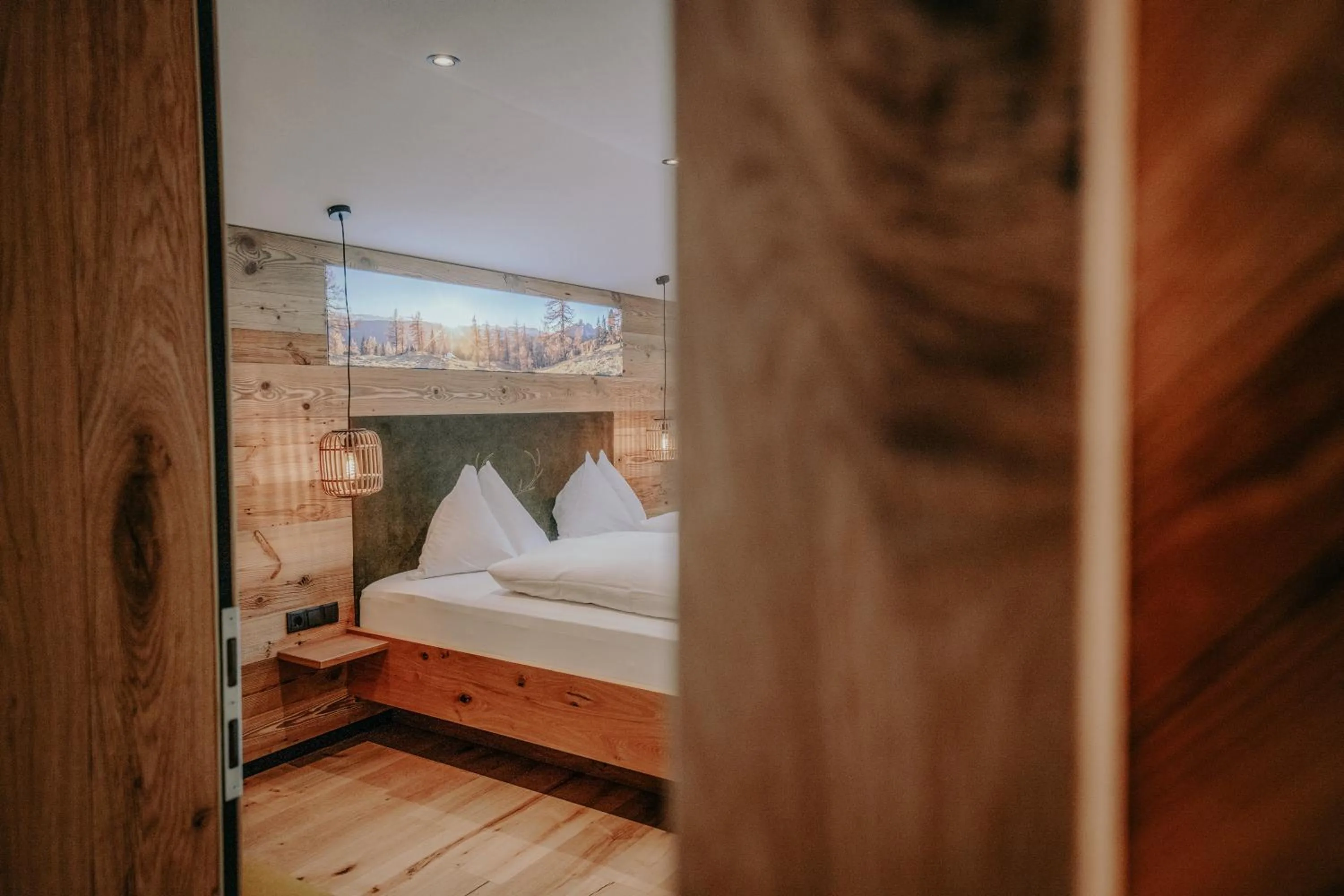 Photo of the whole room, Bed in Frühstückspension Friedheim