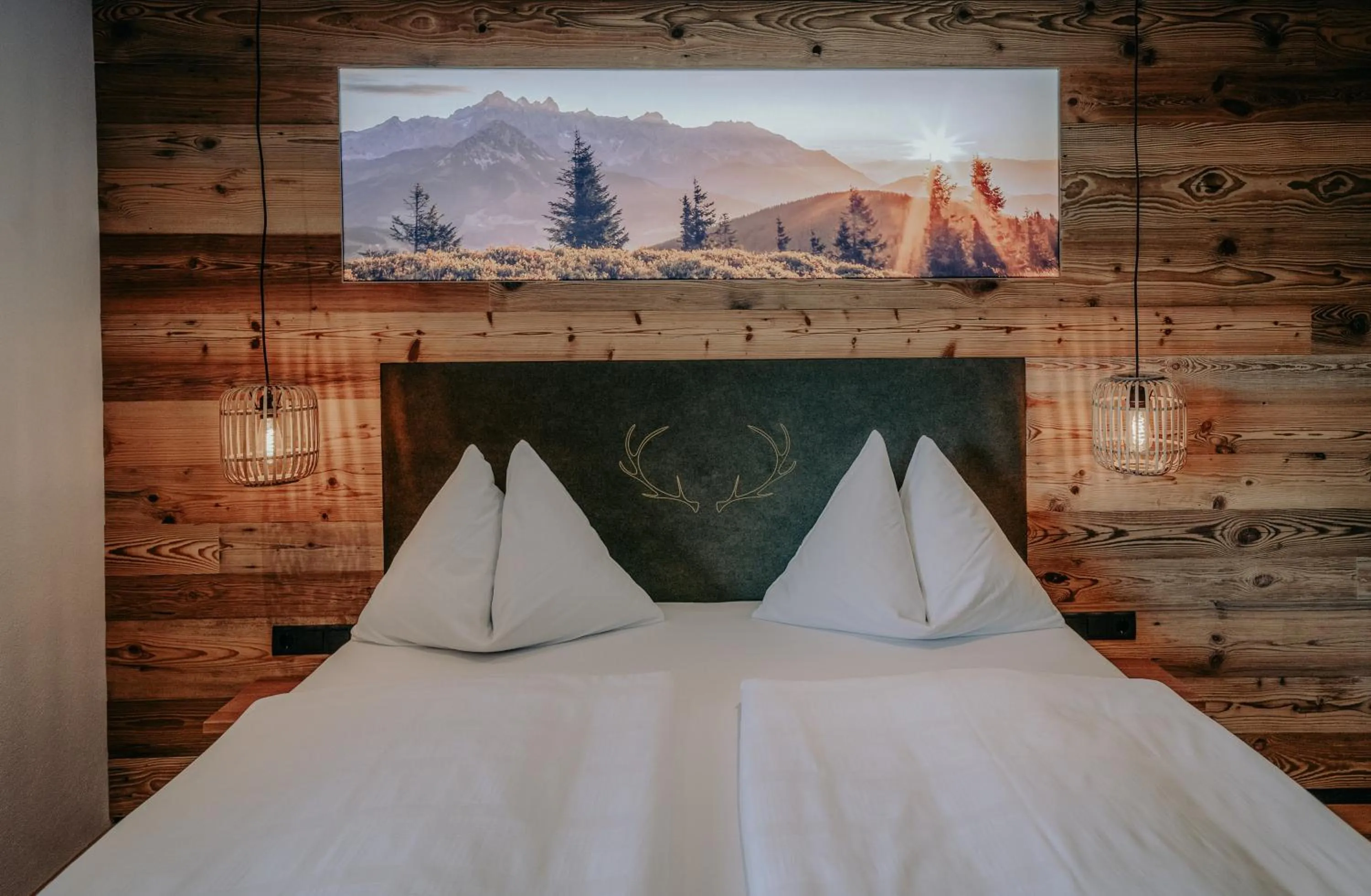 Photo of the whole room, Bed in Frühstückspension Friedheim