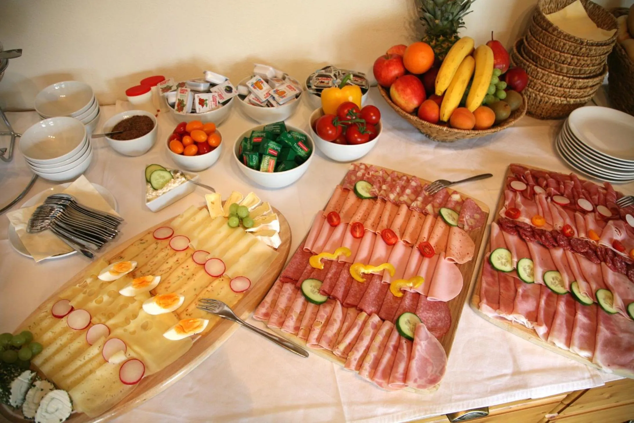 Dining area in Frühstückspension Friedheim