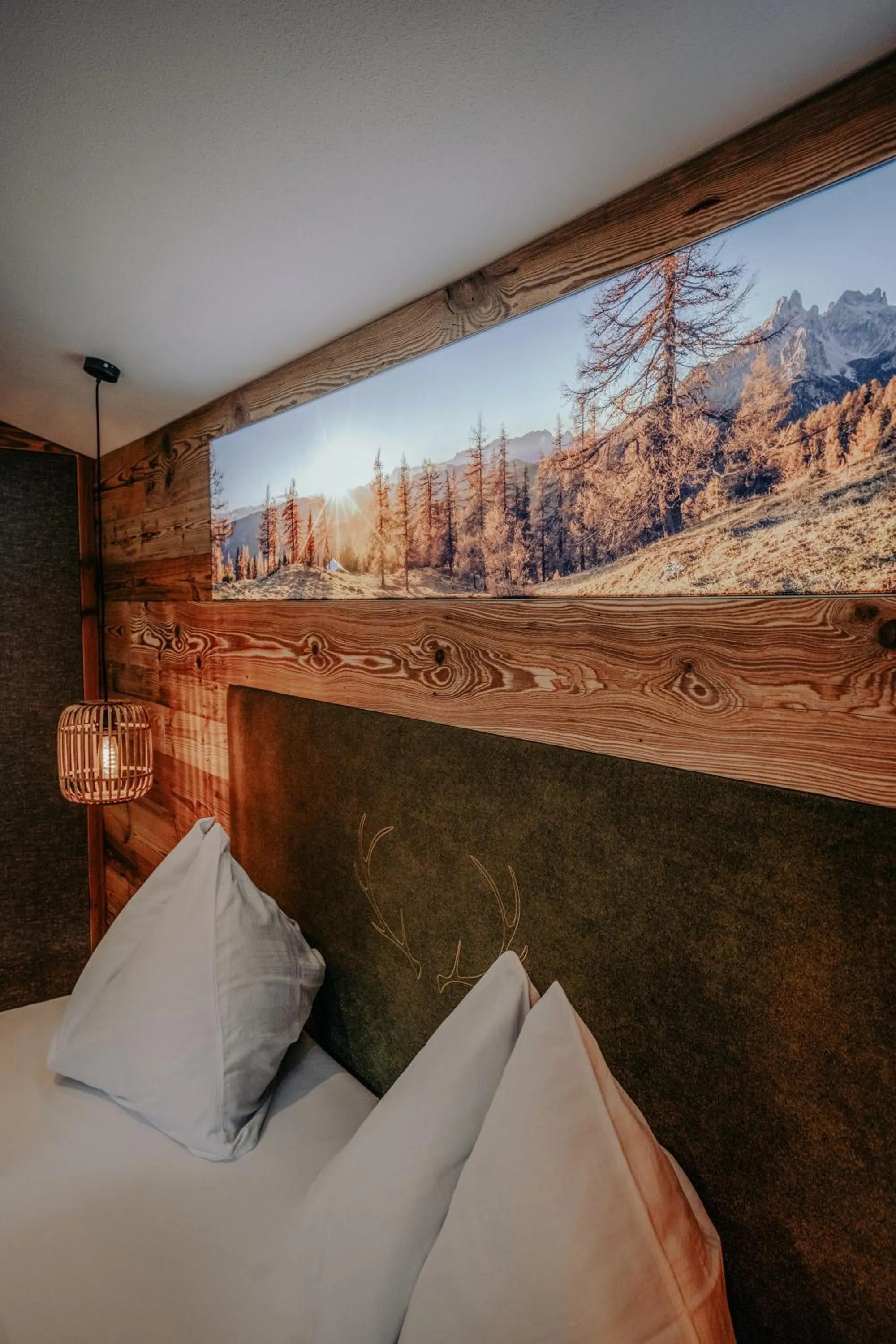 Bed in Frühstückspension Friedheim