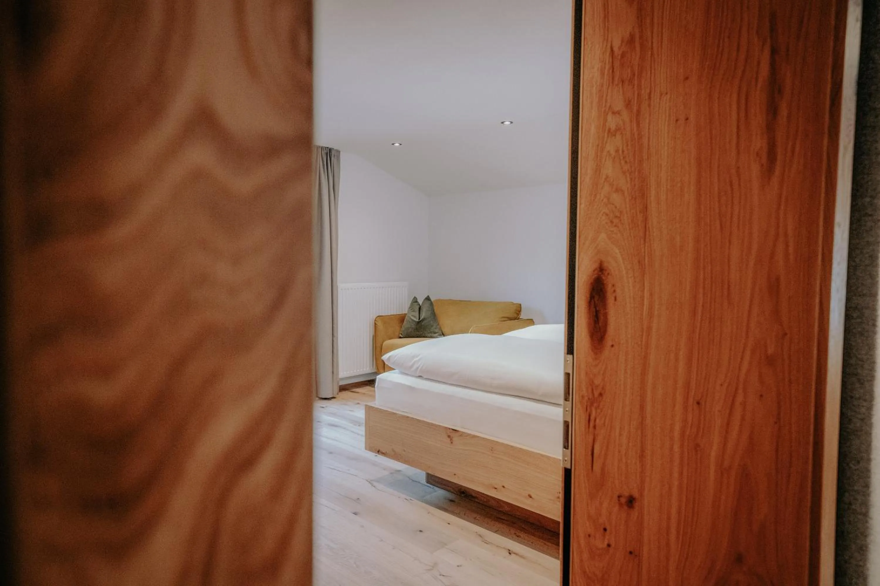 Bed in Frühstückspension Friedheim