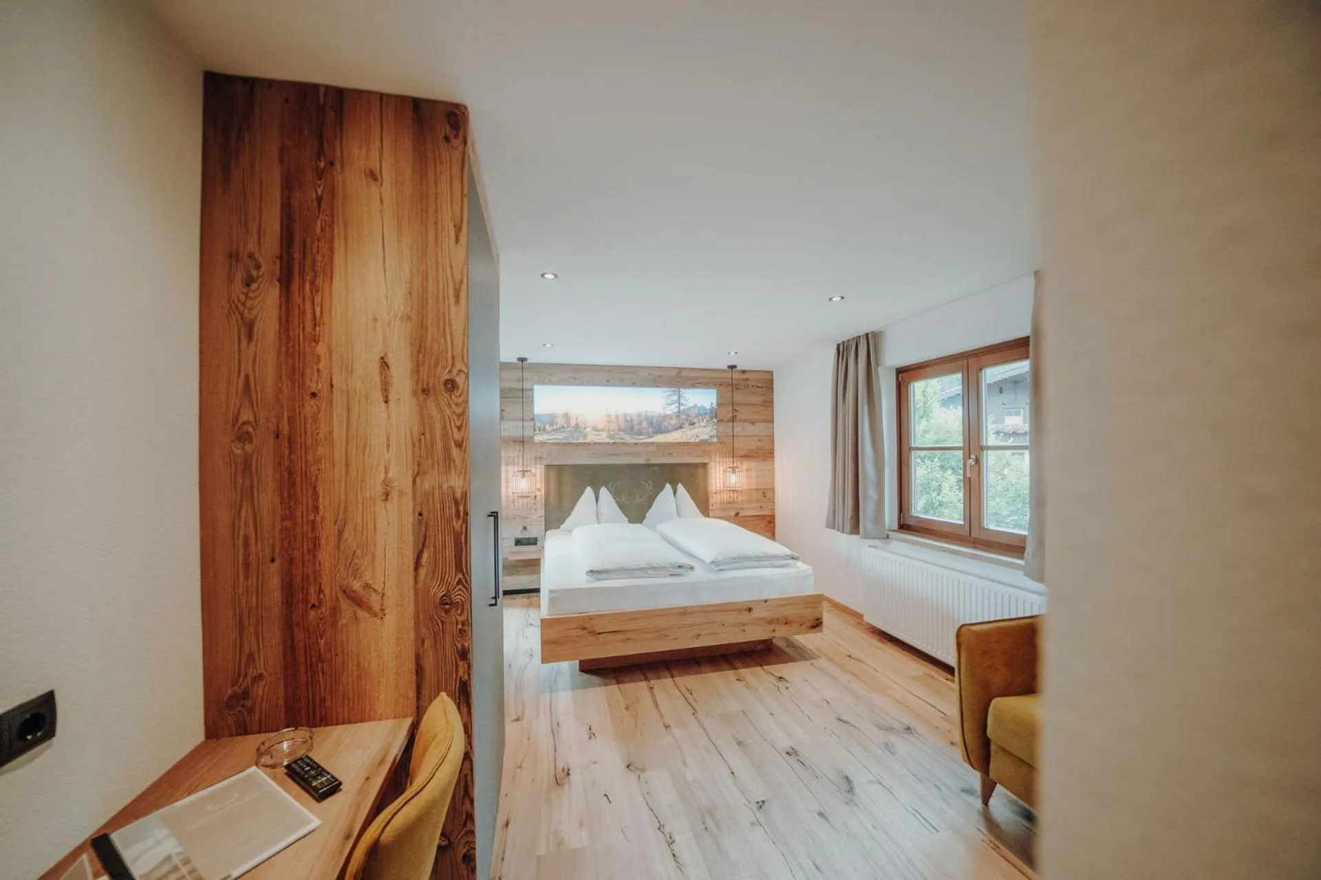 Photo of the whole room, Bed in Frühstückspension Friedheim