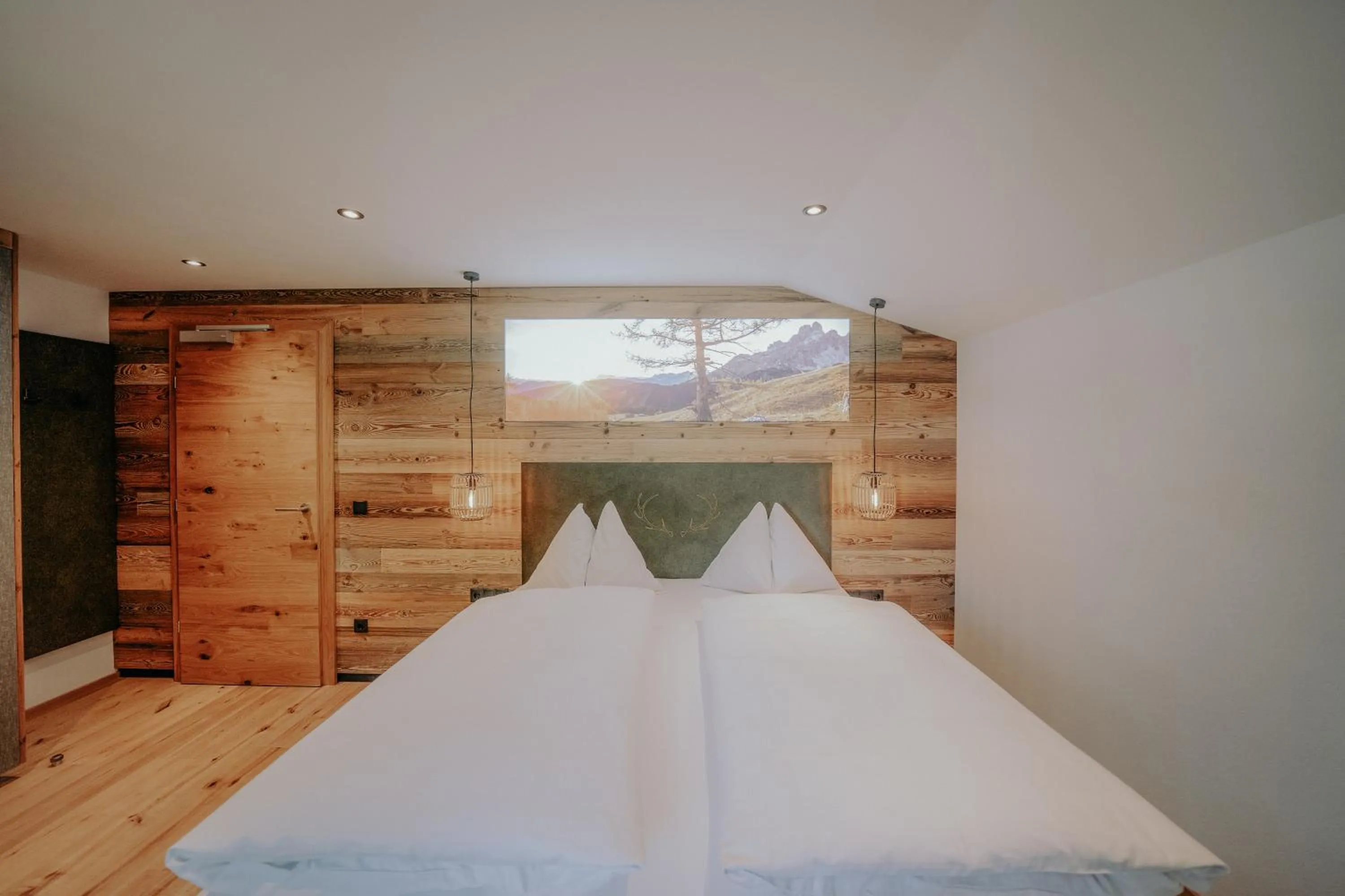 Bed in Frühstückspension Friedheim