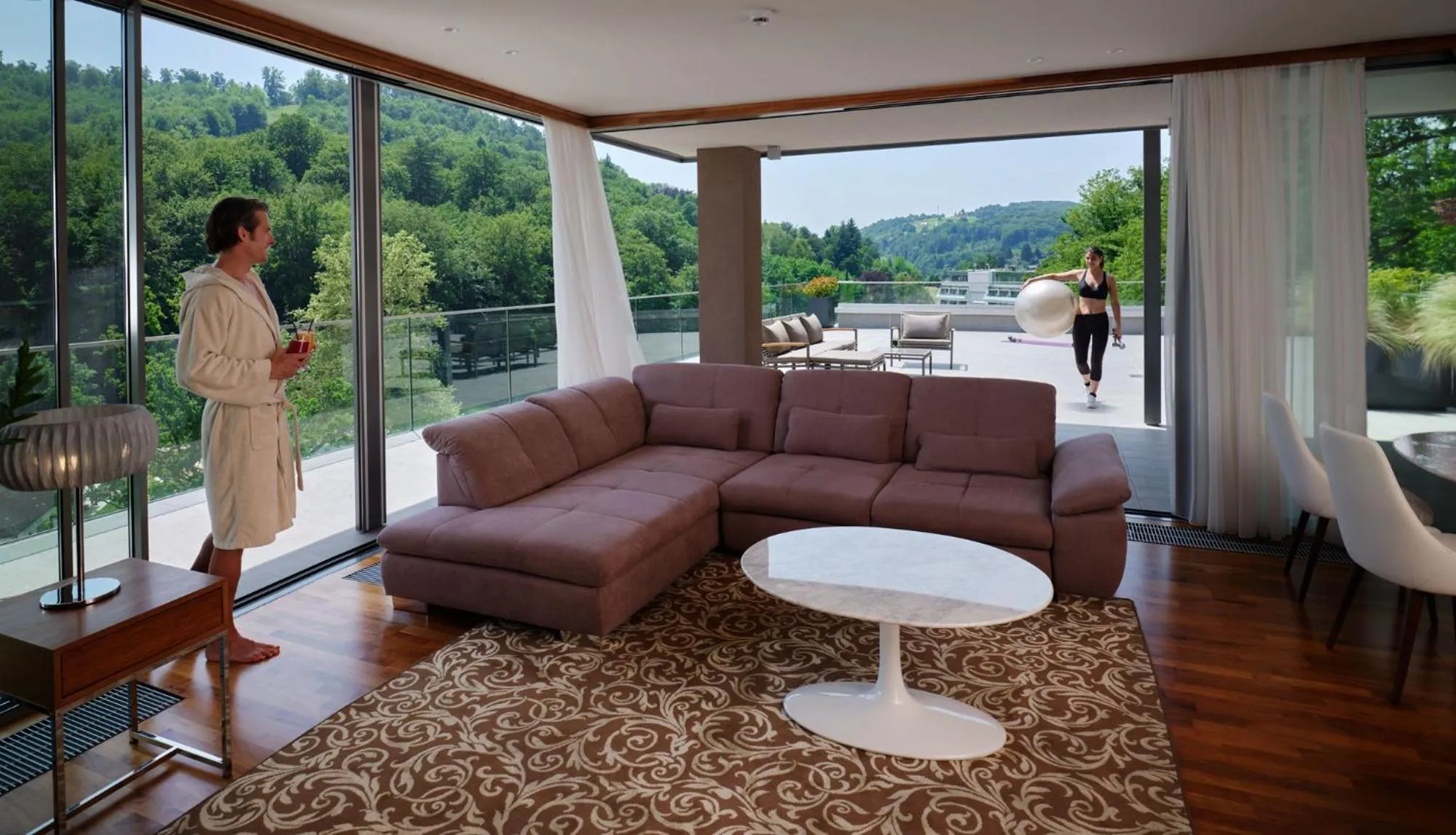 Living room in Atlantida Boutique Hotel