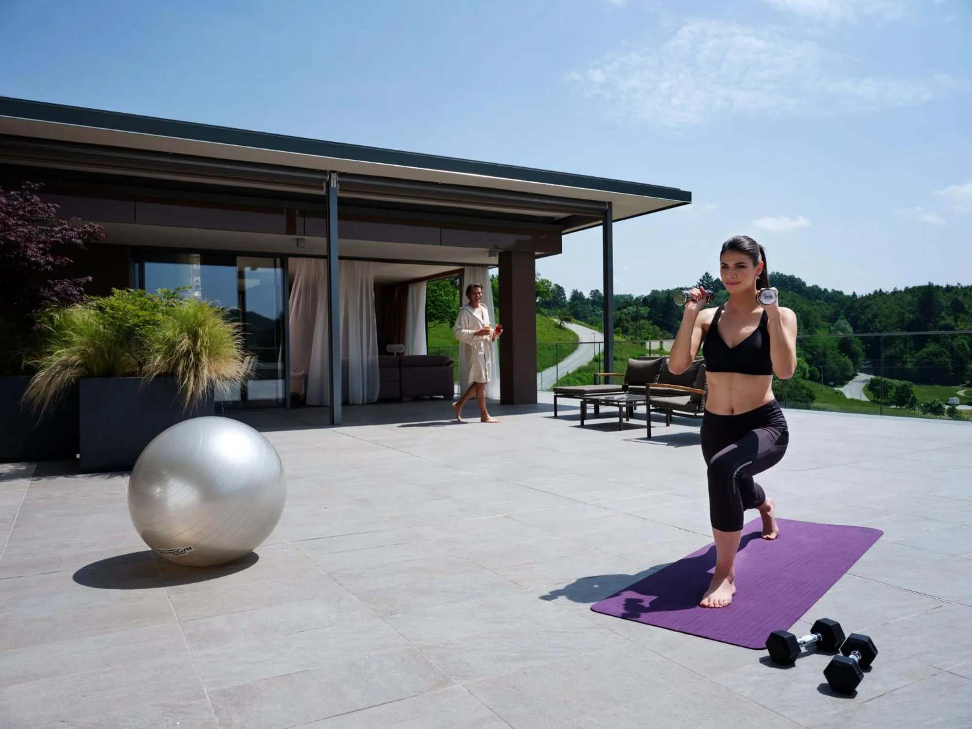 Balcony/Terrace in Atlantida Boutique Hotel