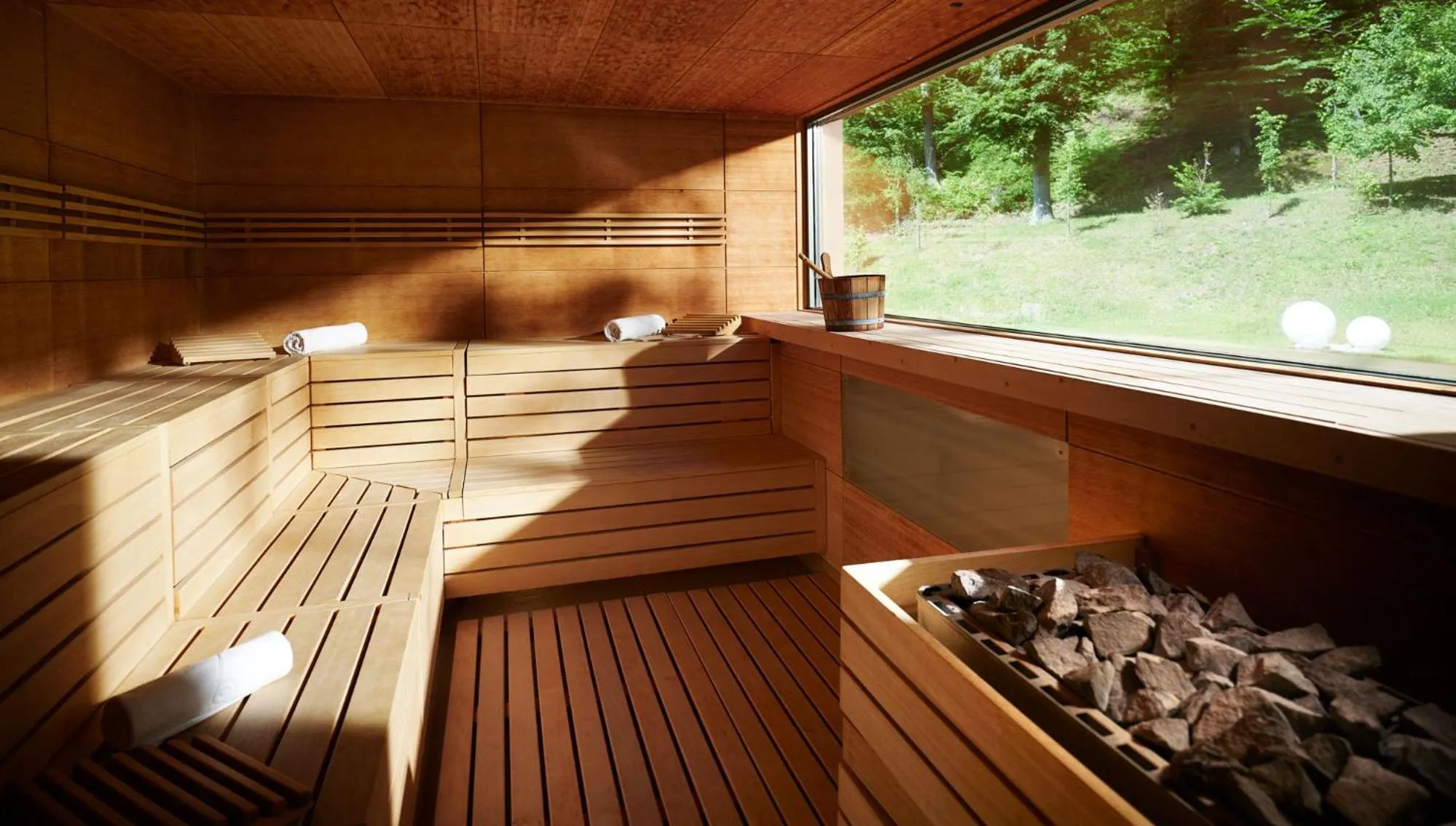 Sauna in Atlantida Boutique Hotel