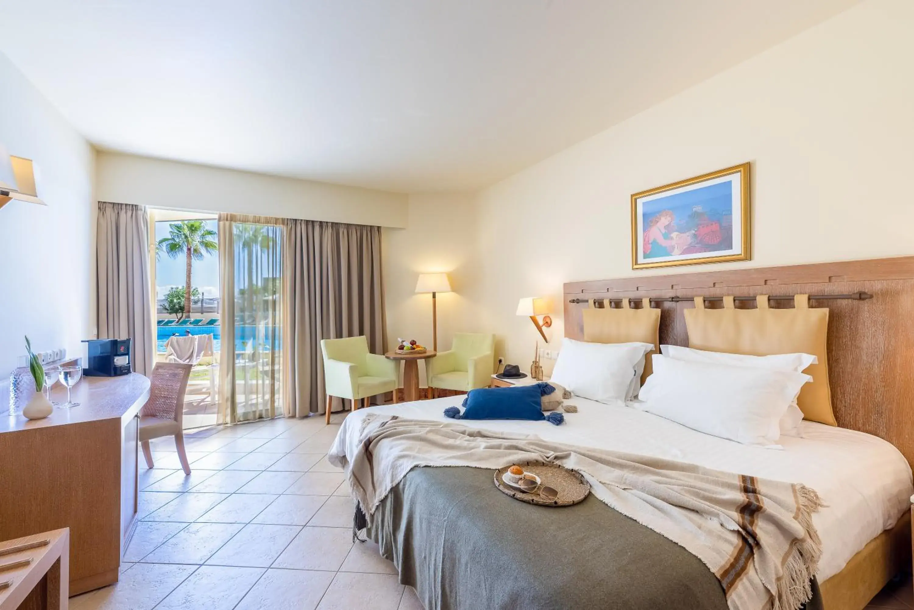 Double or Twin Room with Pool View in Giannoulis - Santa Marina Plaza (Adults Only) Double or Twin Room with Pool View in Giannoulis - Santa Marina Plaza (Adults Only)