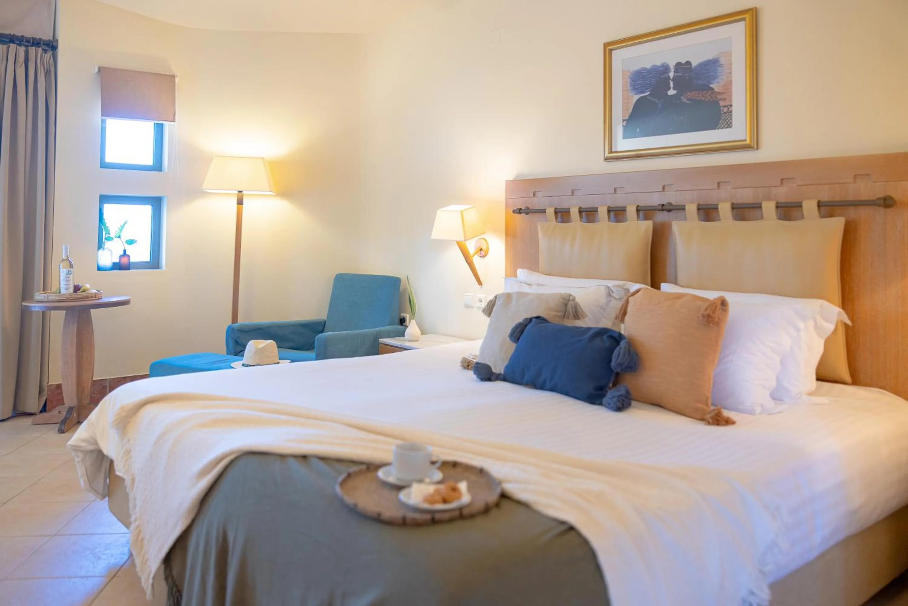 Bed in Giannoulis - Santa Marina Plaza (Adults Only)