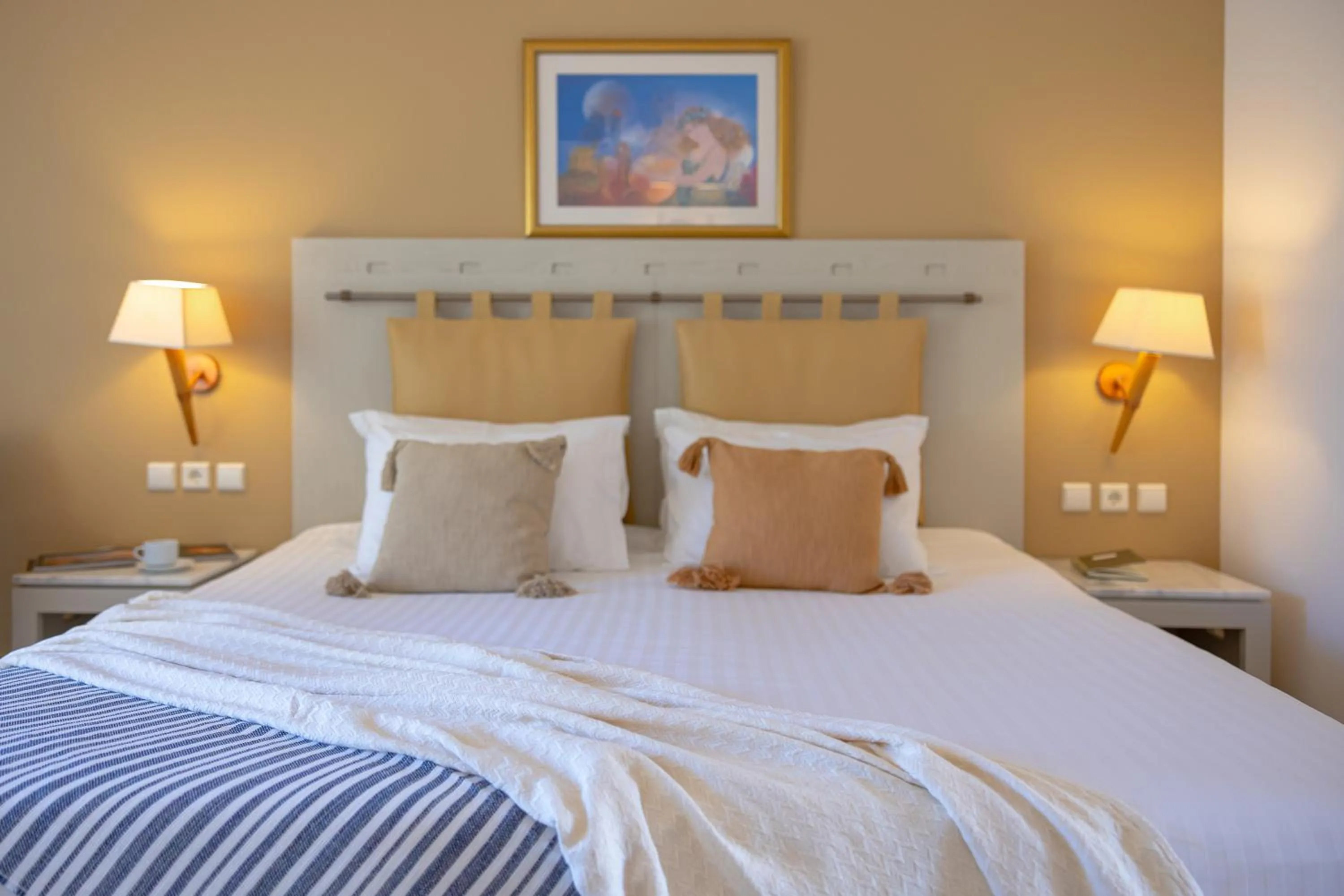 Bed in Giannoulis - Santa Marina Plaza (Adults Only)