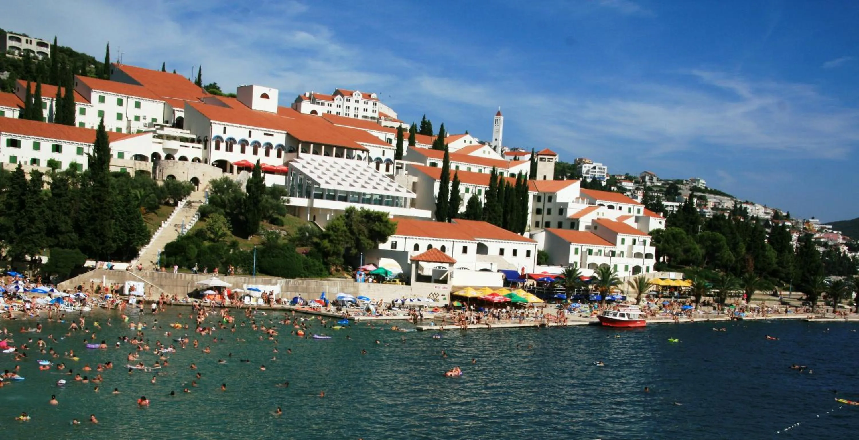 Bird's eye view in Hotel Zenit Neum